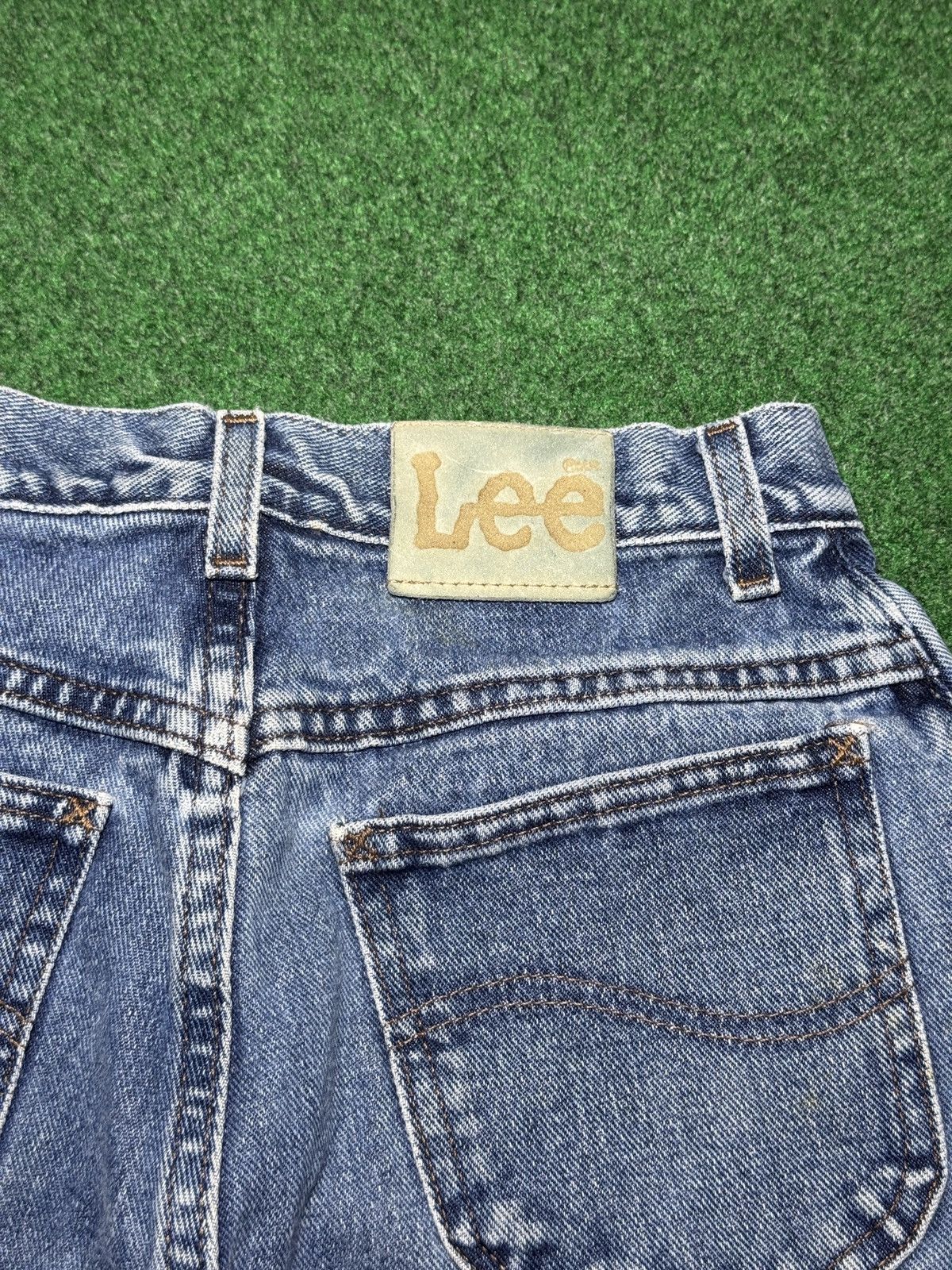 Vintage Vintage 90s Lee Jorts Womens 6 Med 26 7” Grunge Denim Shorts Size 28" / US 6 / IT 42 - 2 Thumbnail