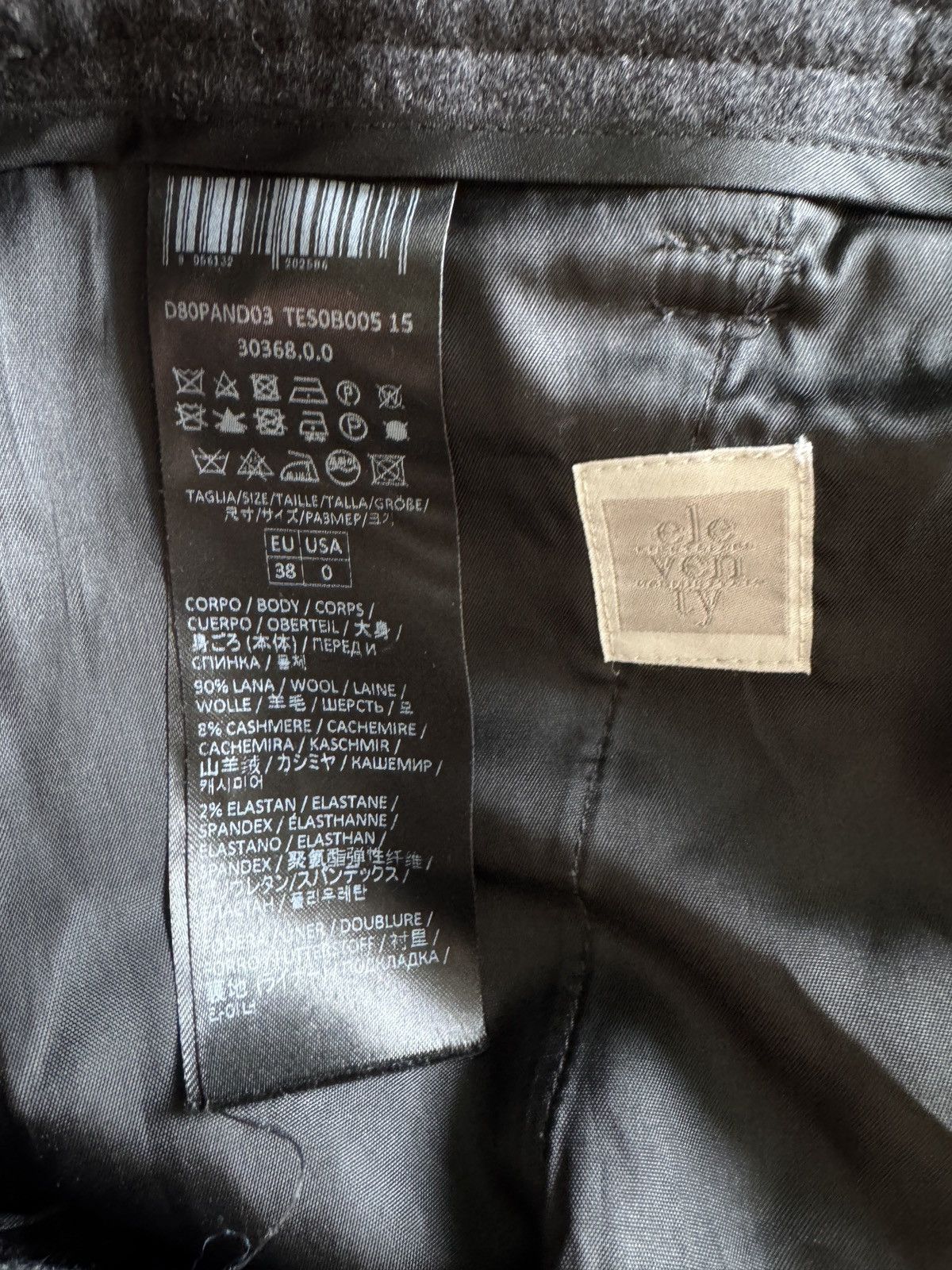 Eleventy Eleventy Women’s Black Wool Cargo Pants Italy Size EU 38 Size 28" / US 6 / IT 42 - 13 Thumbnail