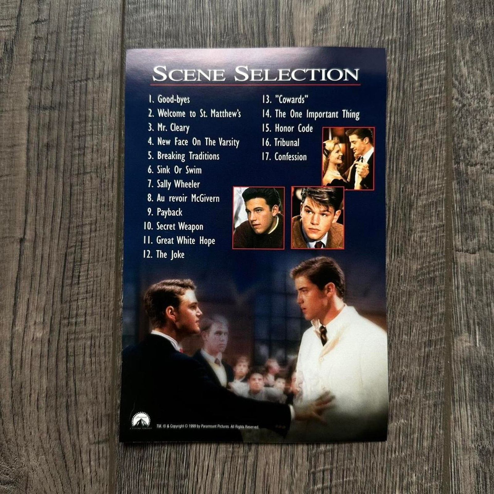 Vintage Vintage 1992 90s School Ties Mini Movie Promo DVD Poster Size ONE SIZE - 5 Thumbnail