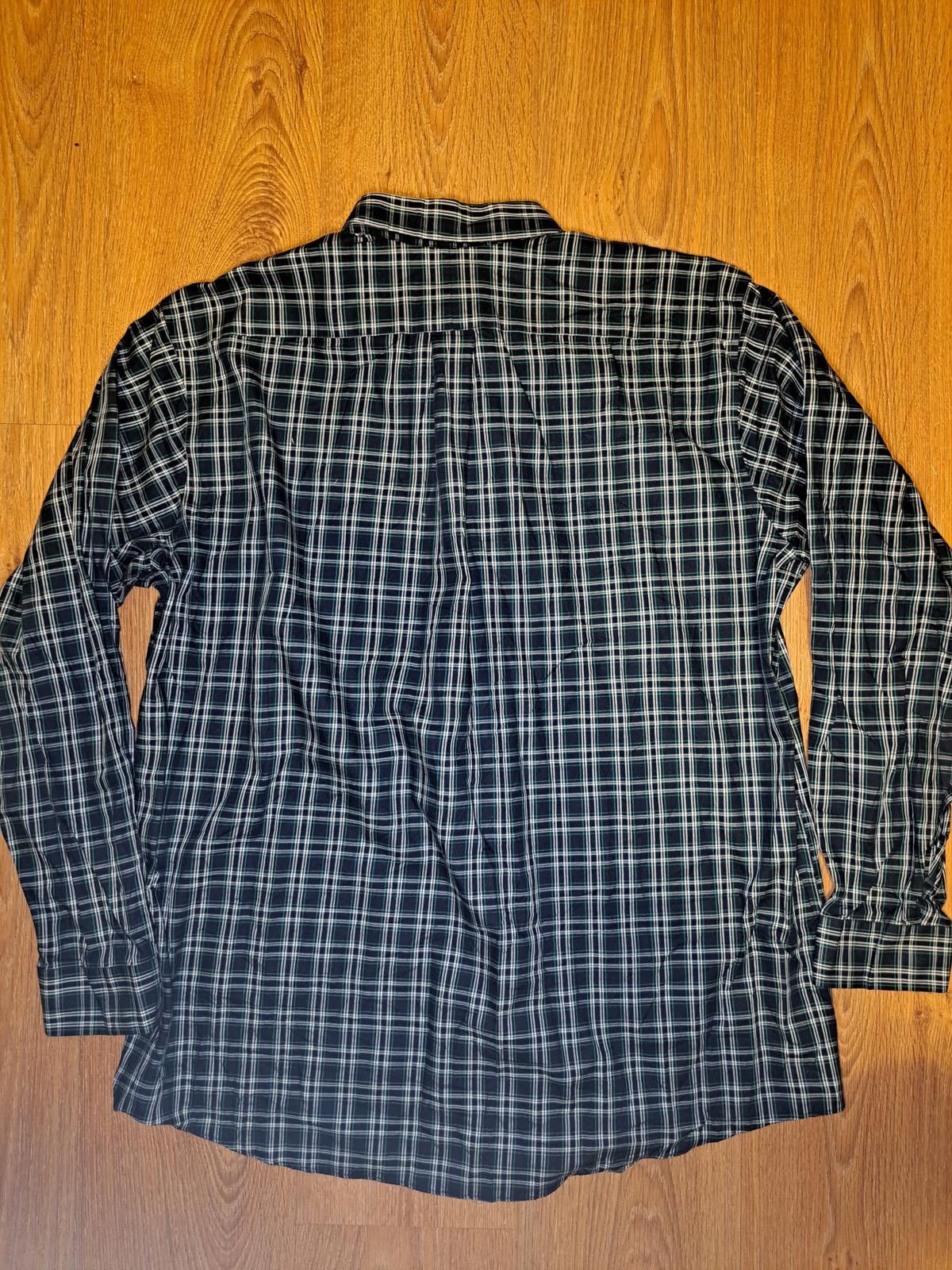 L.L. Bean LL Bean Button Up Dress Shirt Mens XL Blue Plaid 100% Cotton Size US XL / EU 56 / 4 - 6 Thumbnail