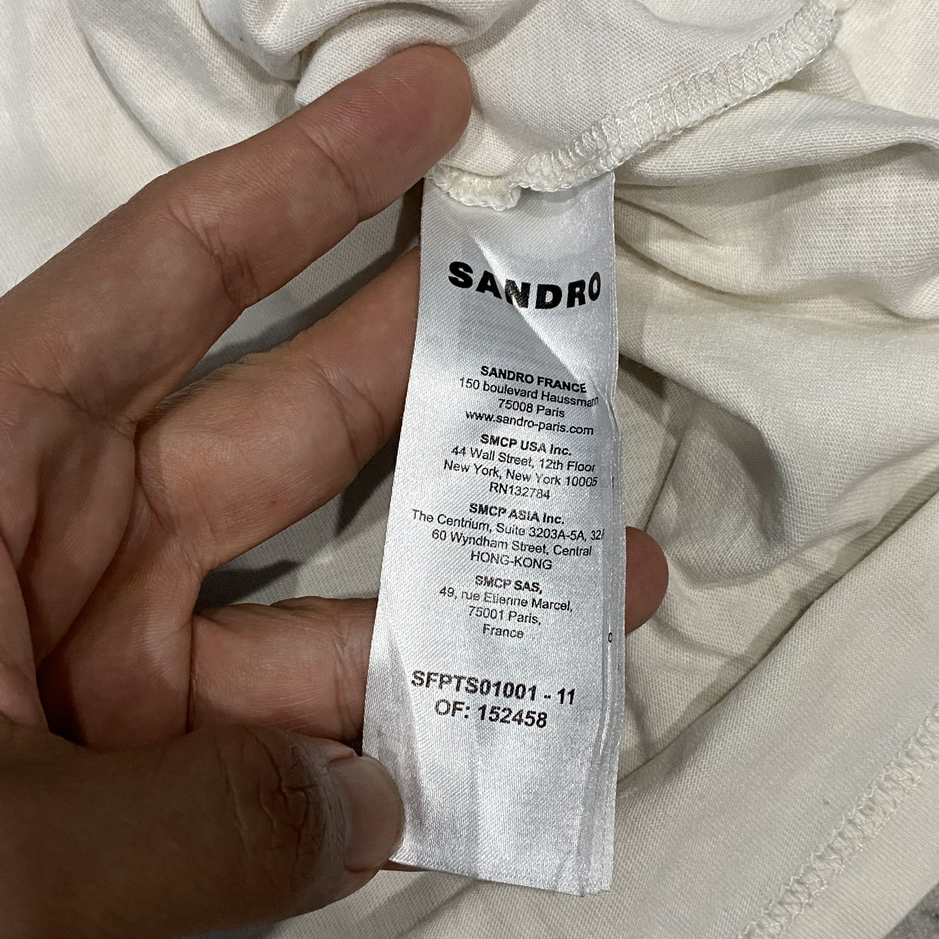 Sandro Sandro LOVE words T Shirt Size Large Size US L / EU 52-54 / 3 - 6 Thumbnail
