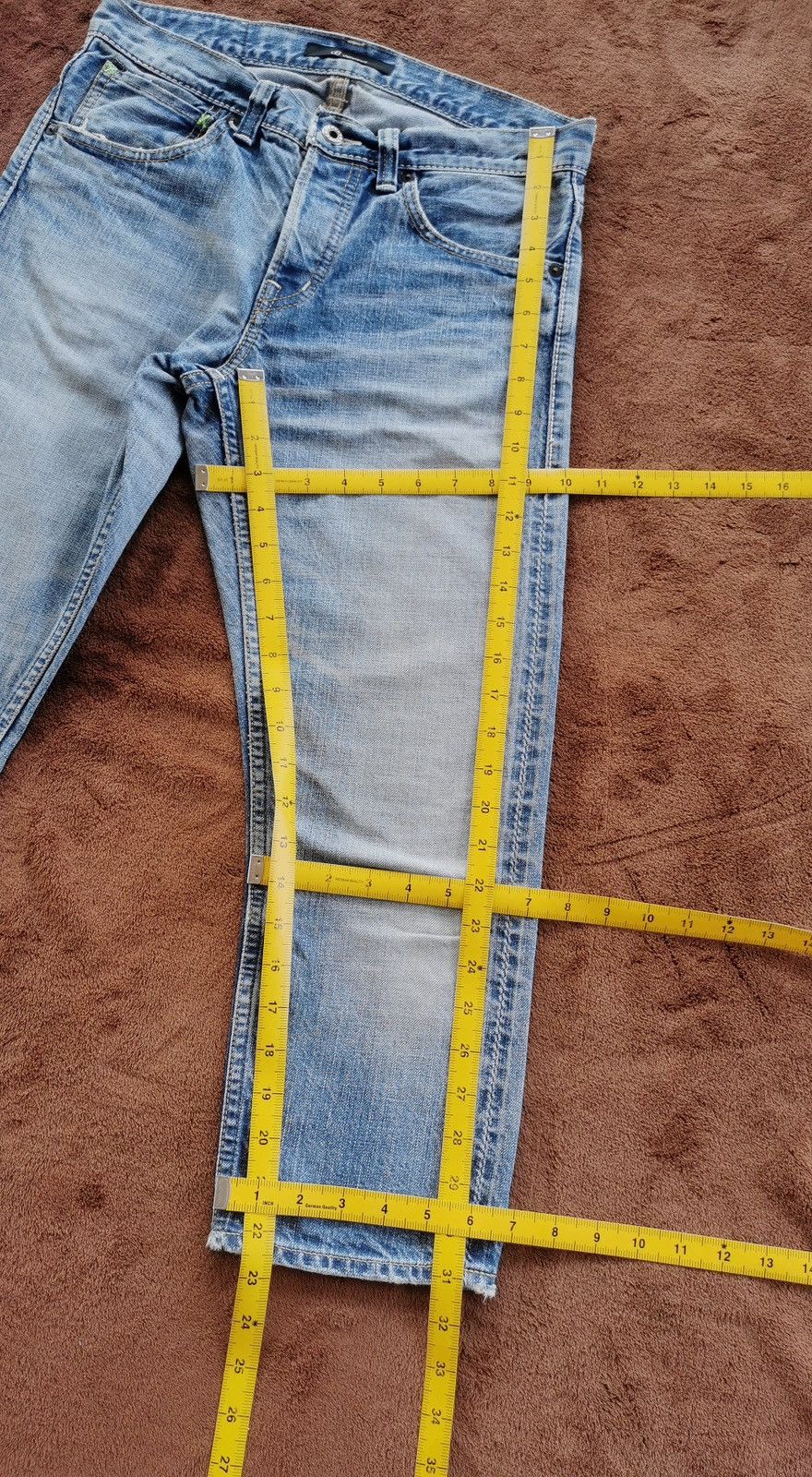 Johnbull Johnbull Selvedge Distressed Denim Shorts Size US 30 / EU 46 - 12 Thumbnail
