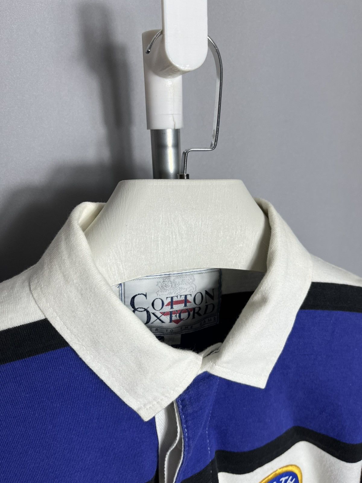 Other Bath 1994 1995 Cotton Oxford Rugby Jersey Shirt Long Sleeve Size US XL / EU 56 / 4 - 3 Thumbnail