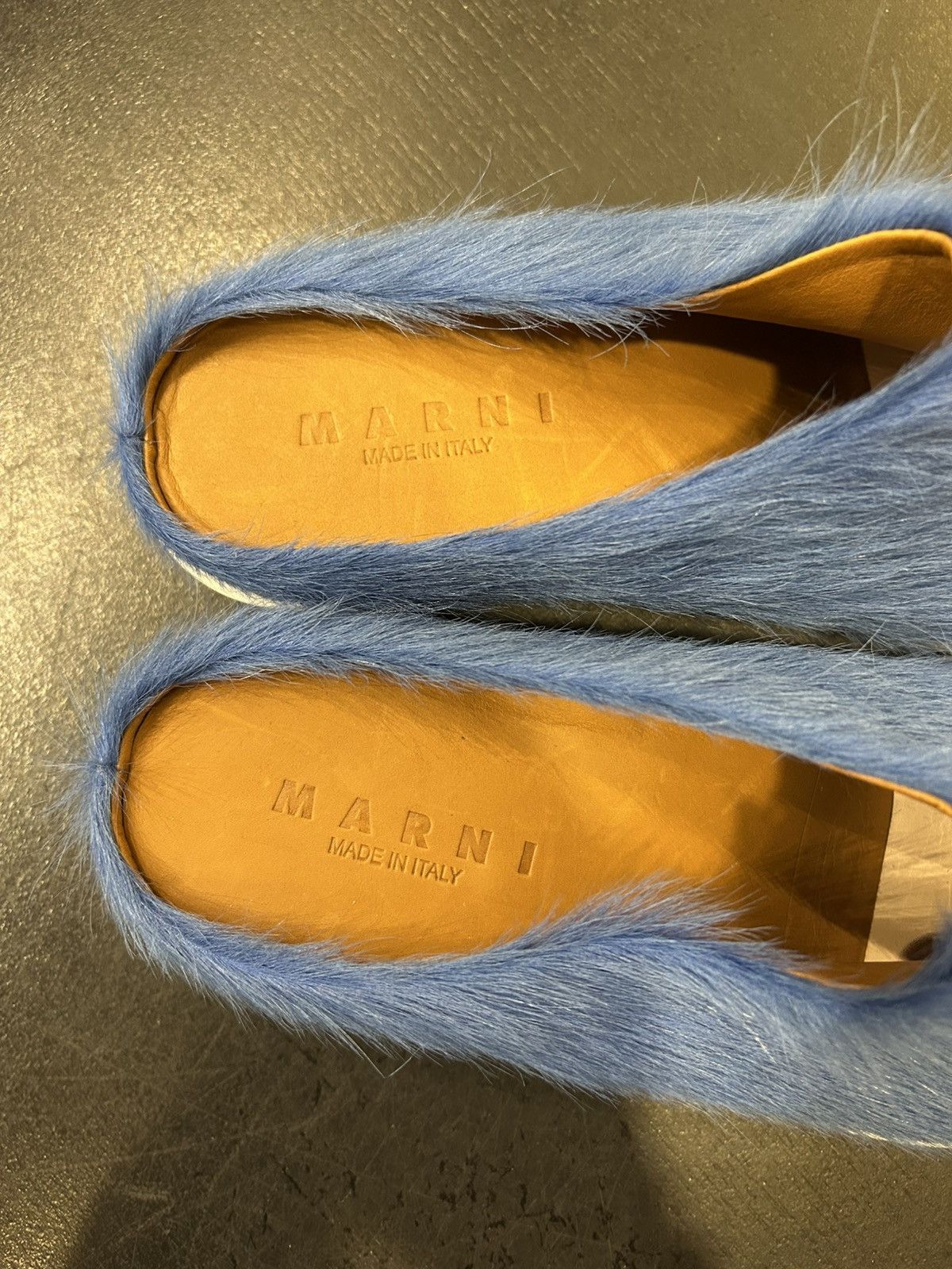 Marni Marni Mohair Slip On Loafer - Blue Size US 12 / EU 45 - 8 Thumbnail