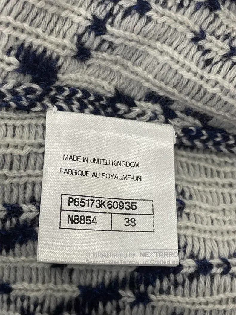 Chanel Chanel Colour block No. 5 letter cashmere knitted cardigan Size XS / US 0-2 / IT 36-38 - 5 Thumbnail
