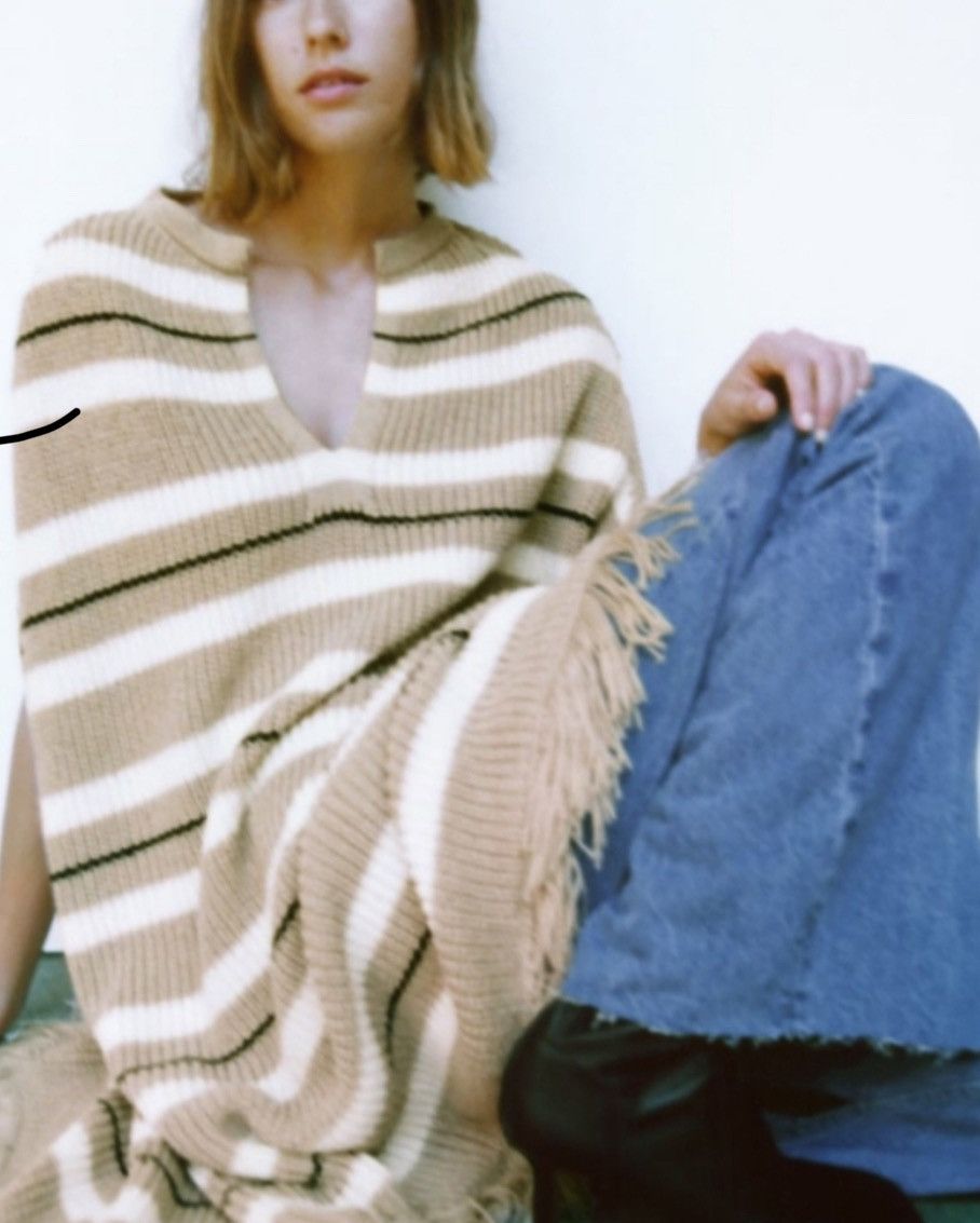 Zara Zara striped Poncho Size S / US 4 / IT 40 - 2 Thumbnail