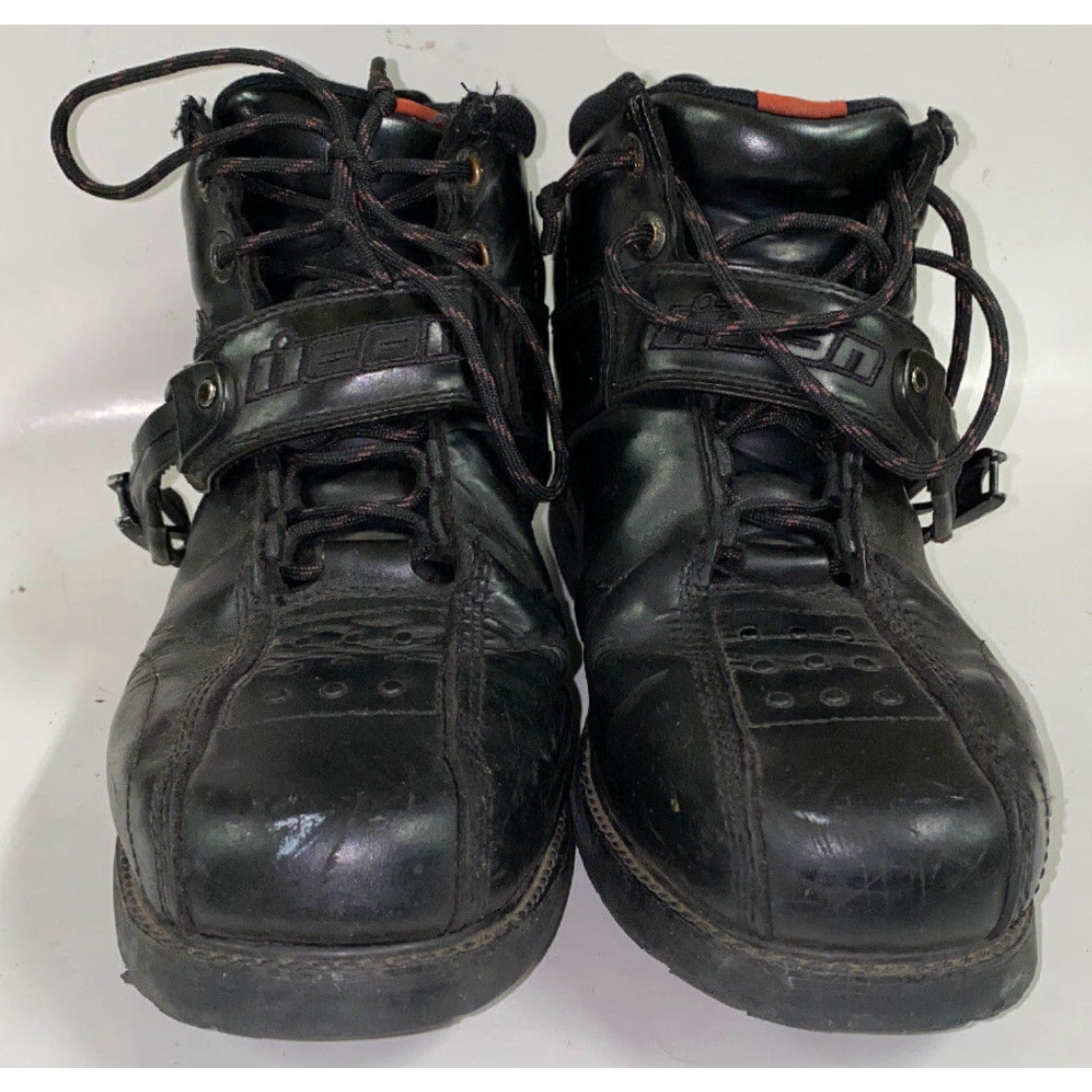 Vintage Icon Super Duty Mens Black Leather Comfort Boots Size 10 Size US 10 / EU 43 - 3 Thumbnail