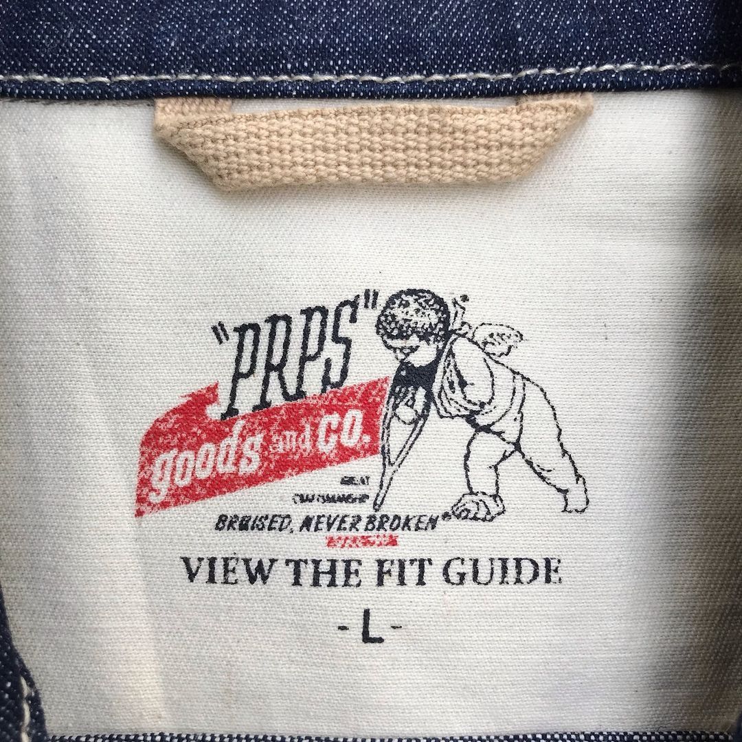 Japanese Brand × Prps × Vintage PRPS Jacket Denim AW 2012 Size US L / EU 52-54 / 3 - 8 Thumbnail