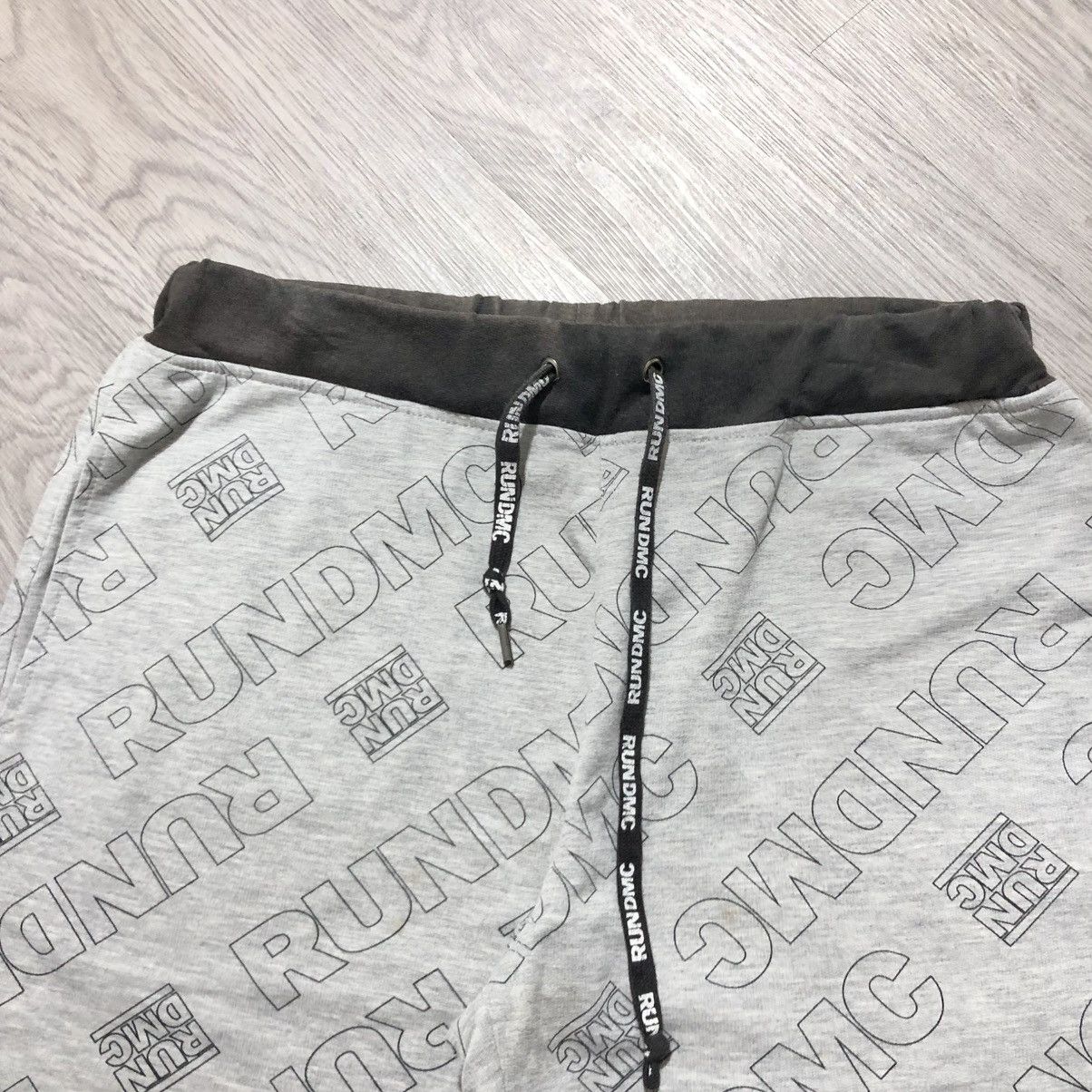 RUN DMC 2000s Run Dmc Fullprint Logo Shortpants Grey Y2k Streetwear Size US 31 - 5 Thumbnail