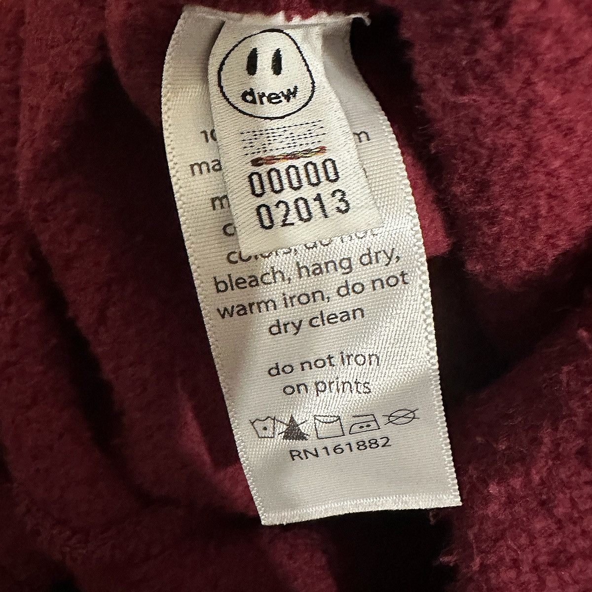 Drew House Nwt Size XL Drew House Secret Burgundy Sweatpants Size US 30 / EU 46 - 5 Thumbnail