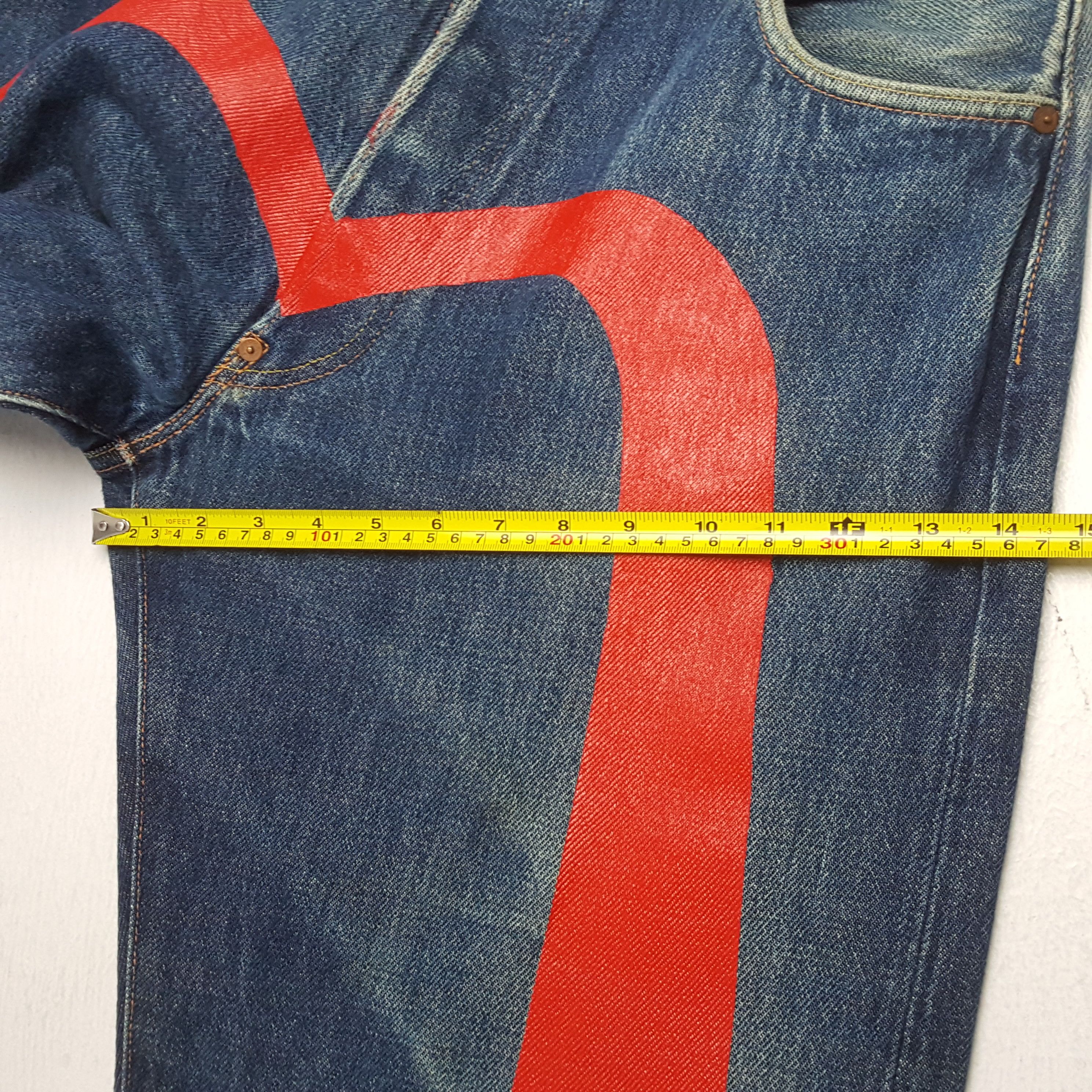 Evisu × Japanese Brand × Vintage Vintage EVISU Japanese Brand Daicock Custom Design Jeans Size US 32 / EU 48 - 9 Thumbnail
