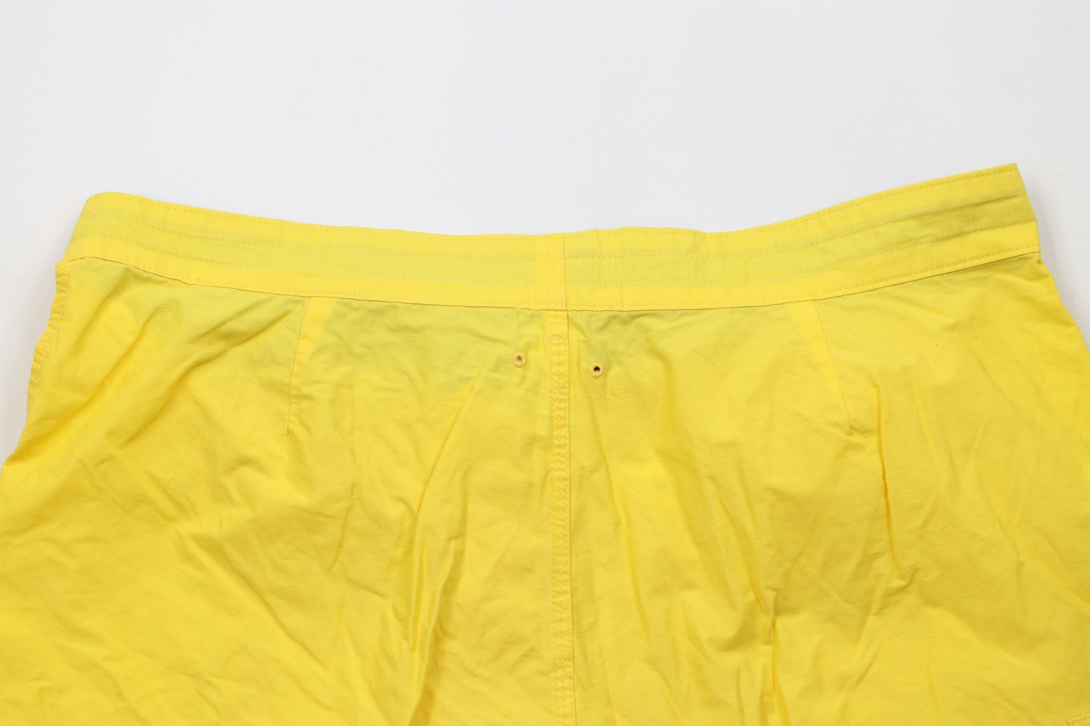 Brooks Brothers × Vintage Vintage Brooks Brothers Above Knee Shorts Swim Trunks Yellow Size US 36 / EU 52 - 10 Thumbnail