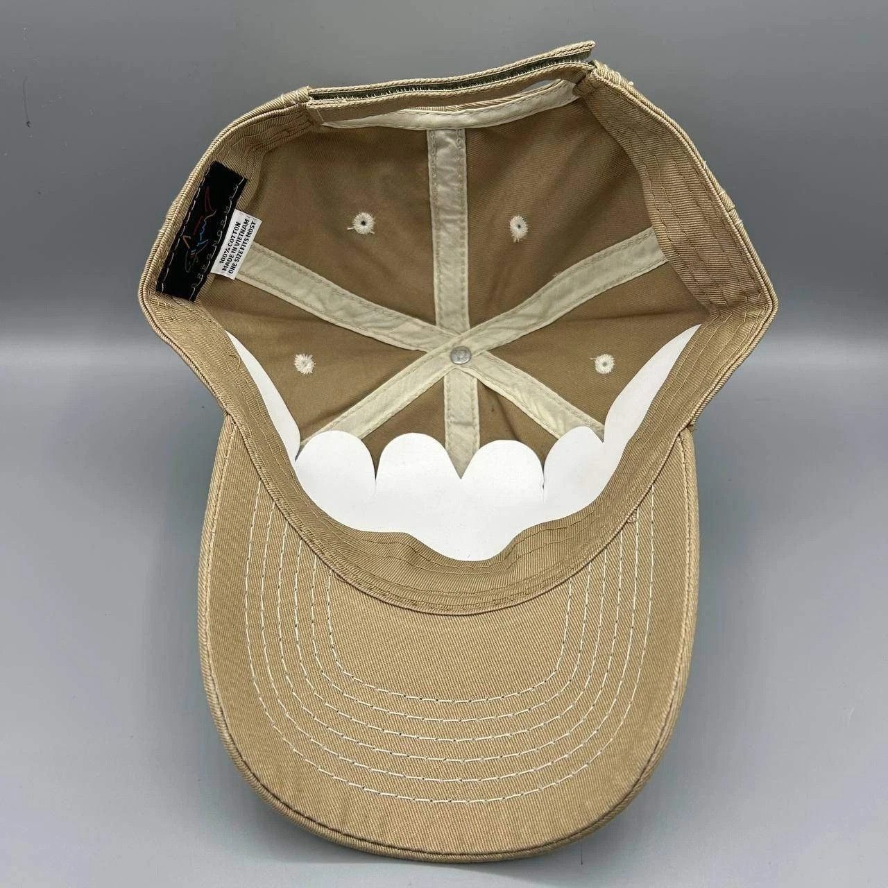 Greg Norman Greg Norman Golf Hat Men Beige Embroidered Strap Back Cotton Size ONE SIZE - 2 Thumbnail