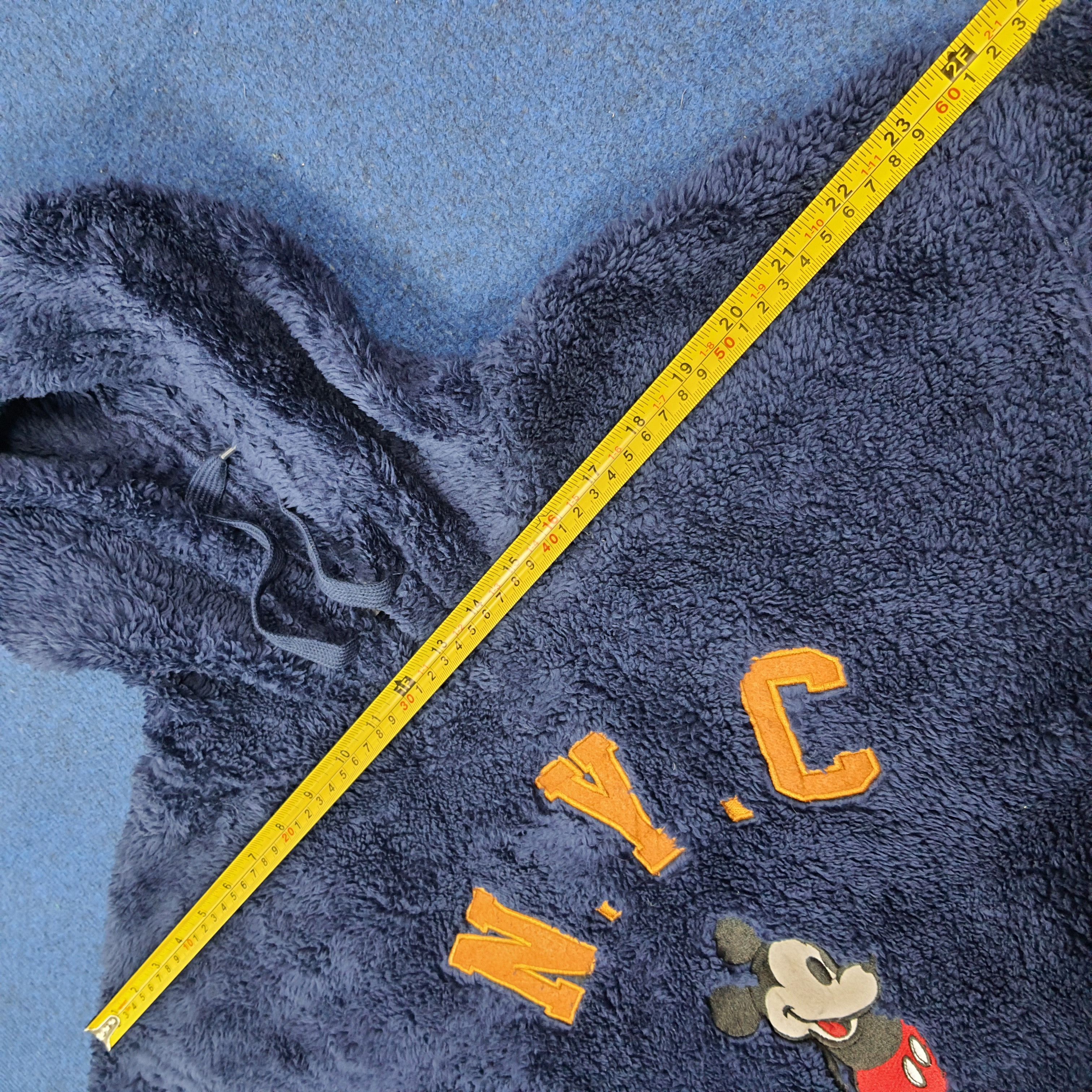 Disney Vintage Disney Mickey Mouse NYC Fleece Hoodie C269N16 Size US S / EU 44-46 / 1 - 9 Thumbnail