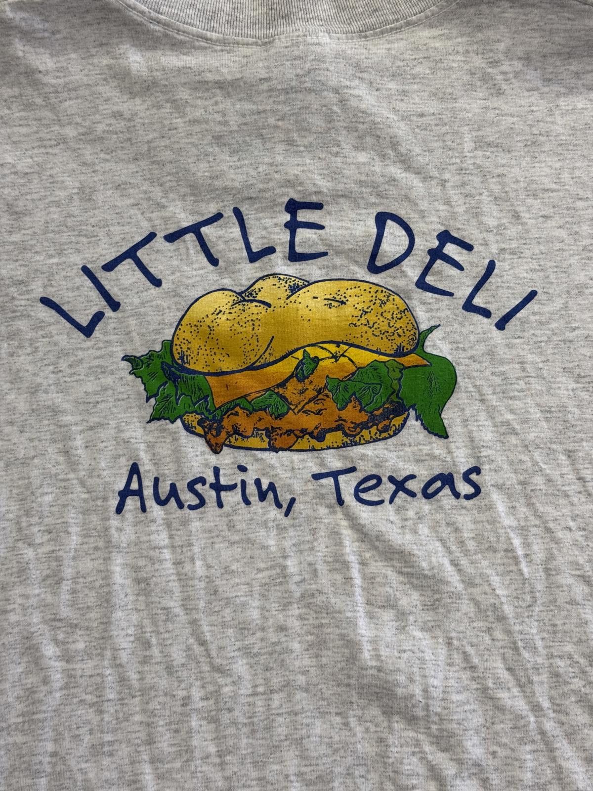 Hanes T-shirt Little Deli Austin Texas Sandwich & Pizzeria XL Size US XL / EU 56 / 4 - 1 Thumbnail