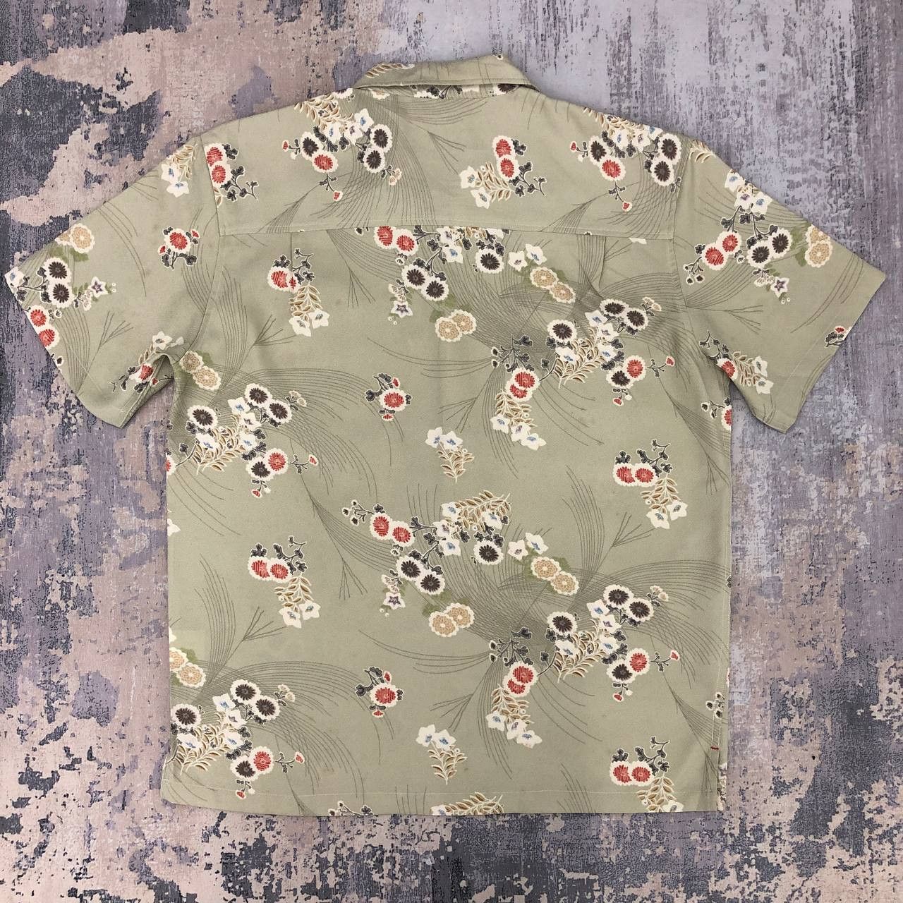 Japanese Brand T274 PRACT JAPAN SAKURA FULL PRINT BOWLING SHIRTS Size US XL / EU 56 / 4 - 2 Thumbnail