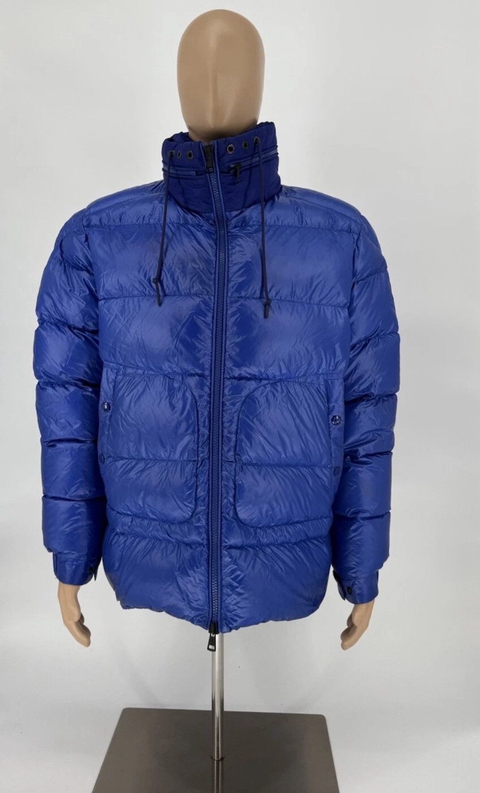 Moncler Moncler Puffer Jacket Blue Full Zip Men’s Size 6 Size US L / EU 52-54 / 3 - 1 Thumbnail