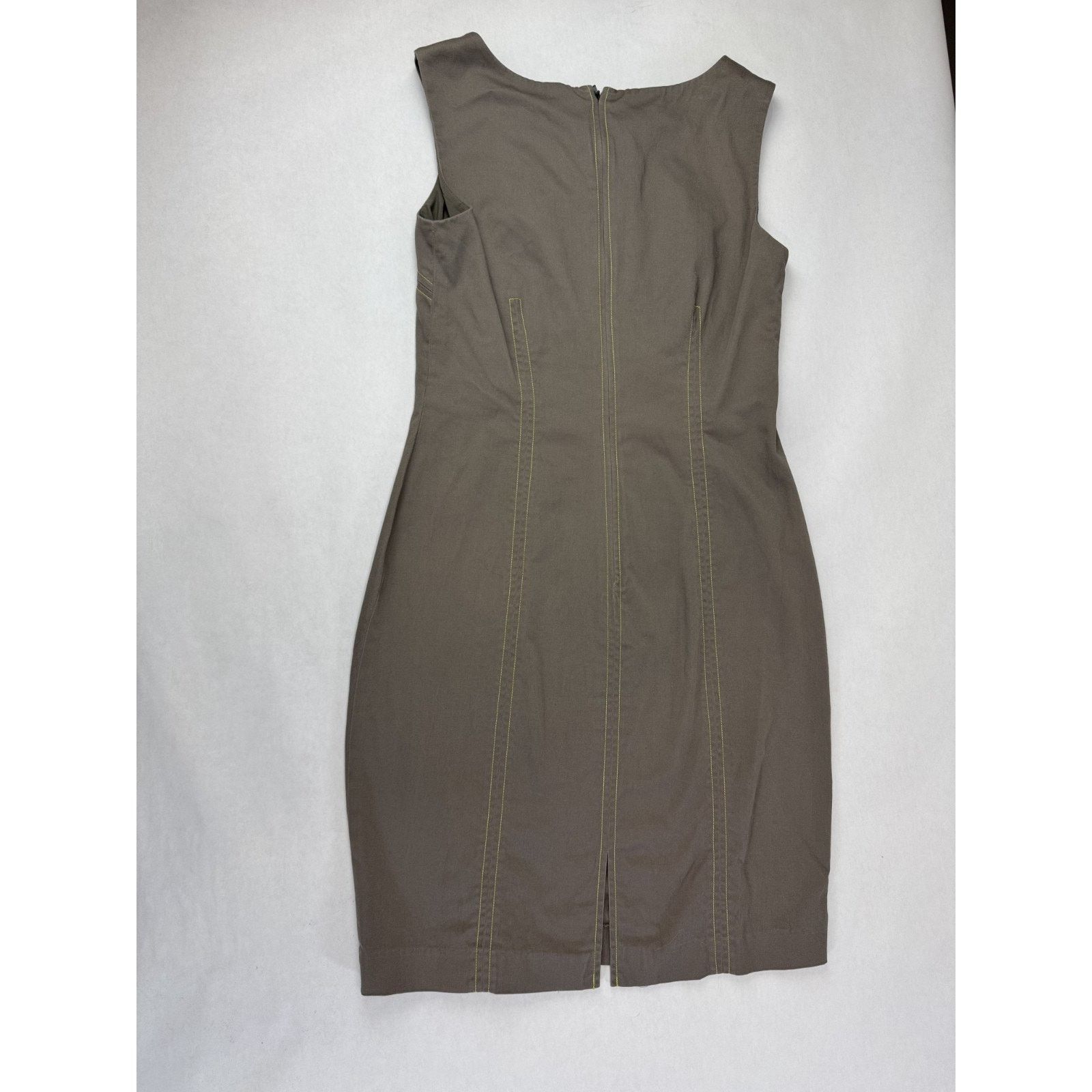 Nine West Nine West BodyCon Dress Neutral Boho Office Size 2 Brown Size XS / US 0-2 / IT 36-38 - 2 Thumbnail