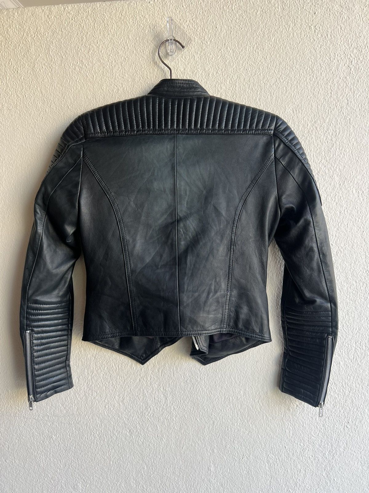 Leather Unknown Brand High Quality Napa Leather Padded Crop Jacket Size US XS / EU 42 / 0 - 25 Thumbnail