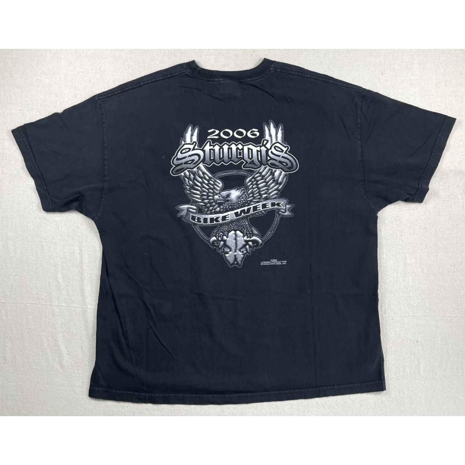 Vintage VINTAGE Sturgis T-Shirt Shirt 2XL Black Unisex Adults Crew Neck Harley 66th Anniversary 2006 Bike Week Size US XXL / EU 58 / 5 - 2 Thumbnail