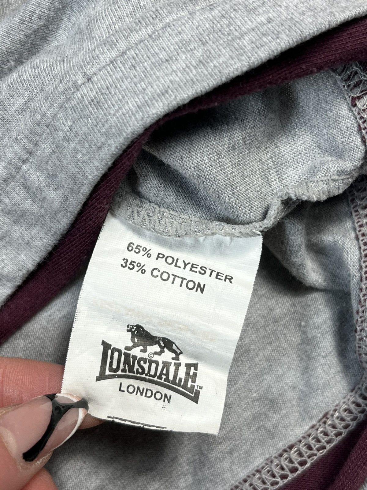 Lonsdale Lonsdale London Sleeveless Tee Grey Big Logo Size US XL / EU 56 / 4 - 6 Thumbnail