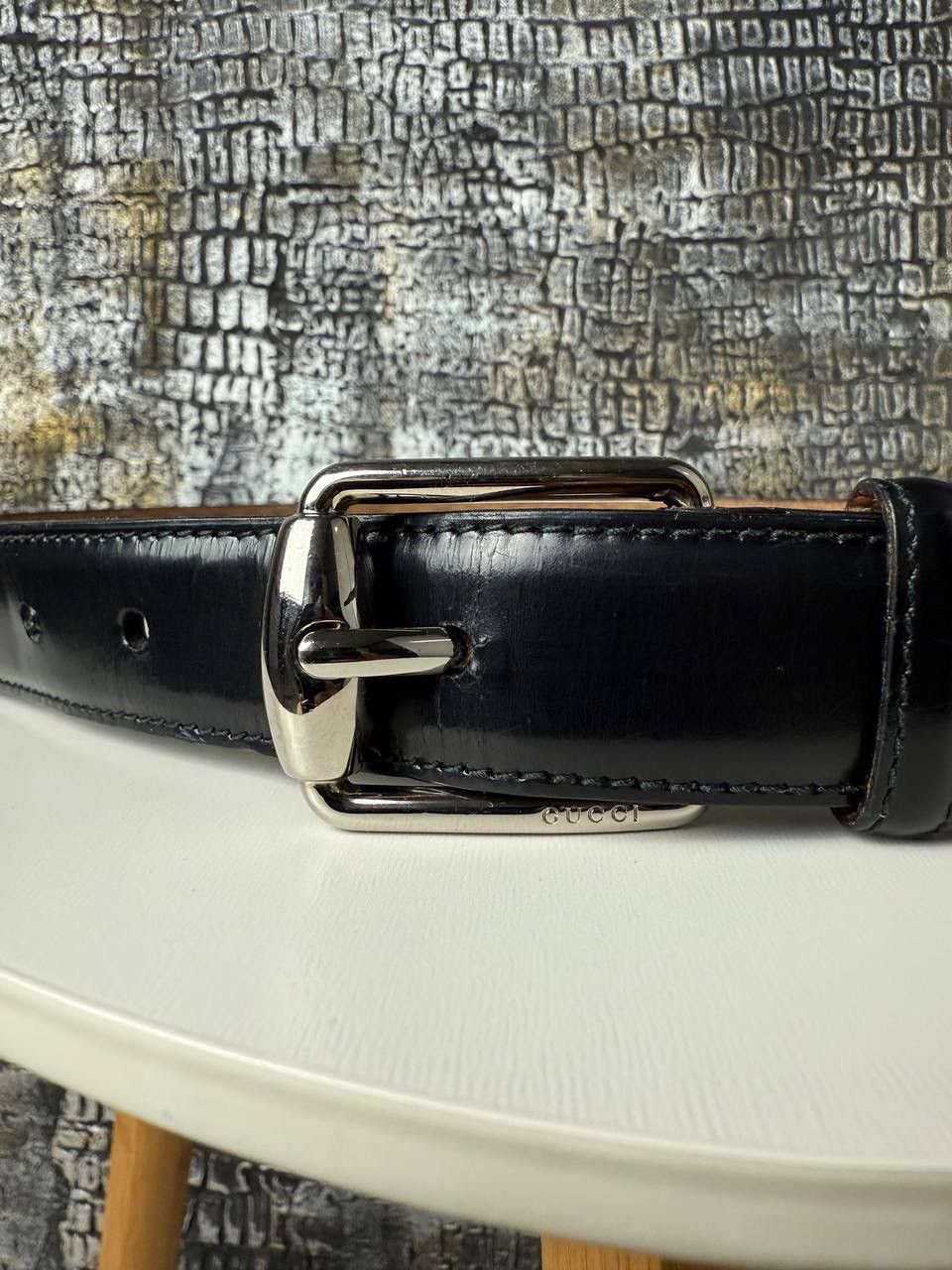 Gucci Leather Gucci monogram belt y2k oldmoney Size ONE SIZE - 9 Thumbnail
