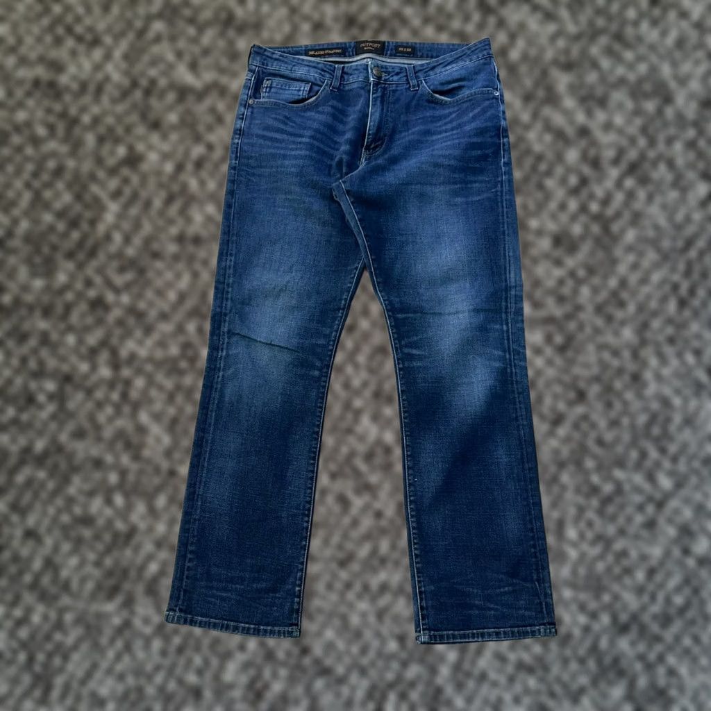 Vintage Outpost Makers Relaxed Straight Jeans Men’s 33x32 Denim Blue Size US 33 - 1 Thumbnail