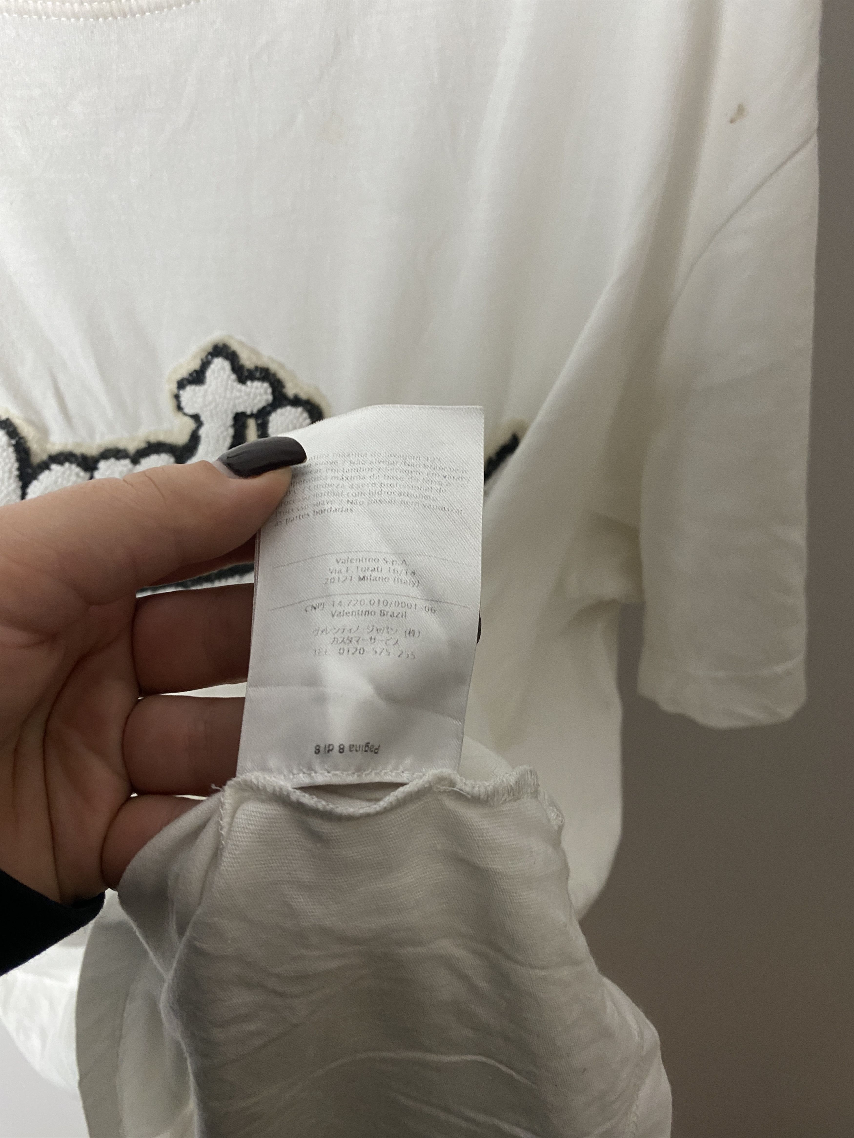 Valentino Valentino big logo t-shirt tee Size US M / EU 48-50 / 2 - 5 Thumbnail