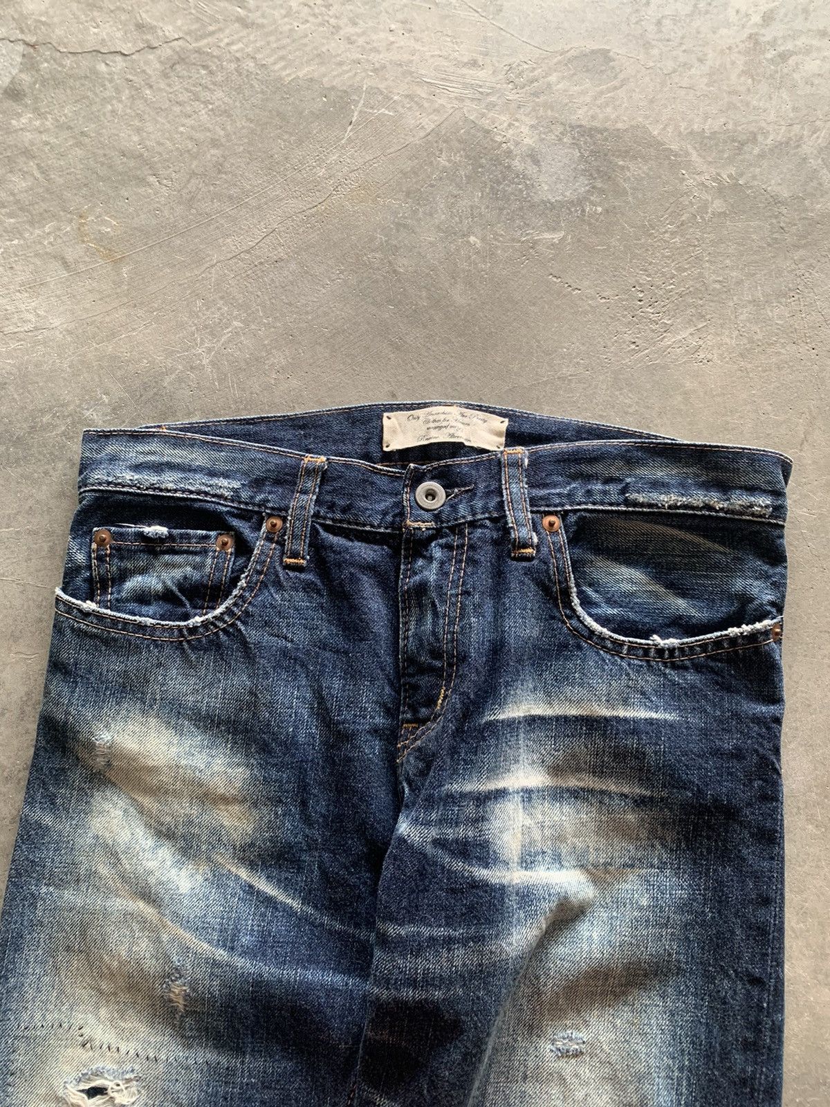 Hysteric Glamour RNA distressed sashiko japanese patchwork slim hedi style Size US 28 / EU 44 - 3 Thumbnail