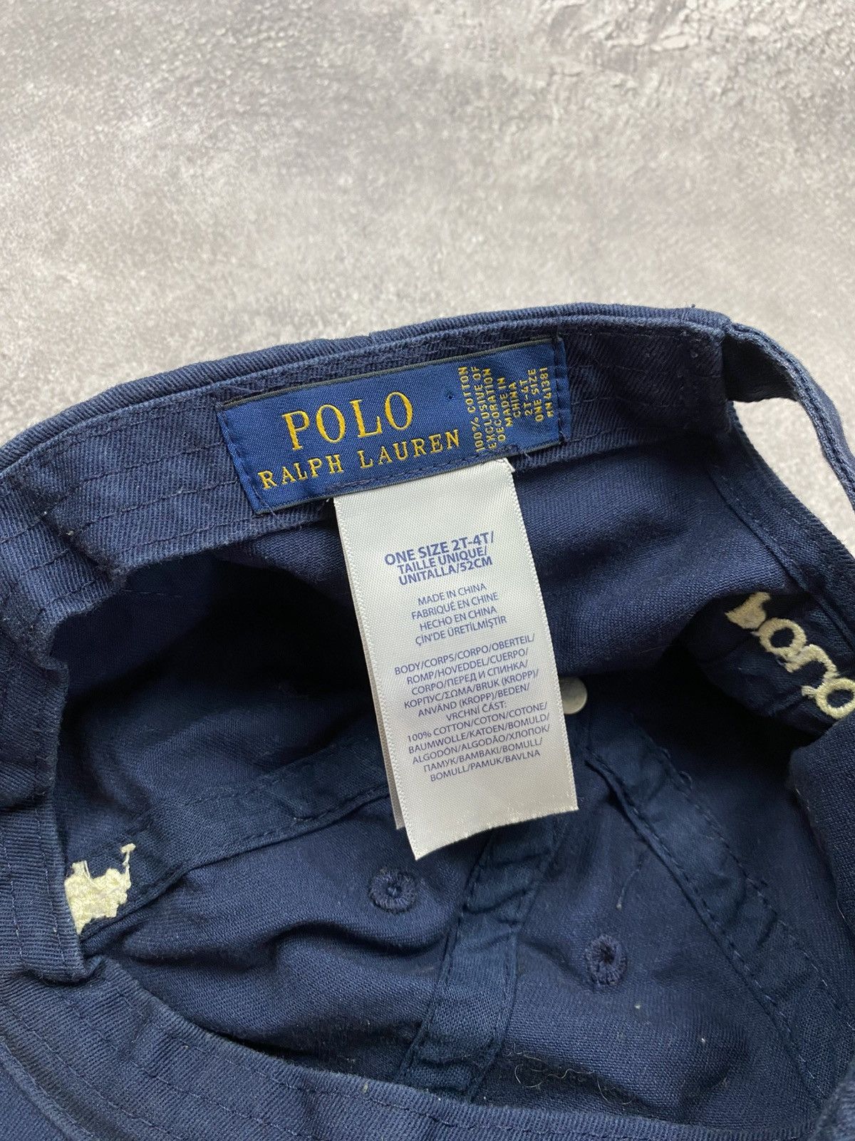Polo Ralph Lauren Vintage Polo Ralph Lauren Cap Y2K Centre Logo Pony Blue Hat Size ONE SIZE - 12 Thumbnail