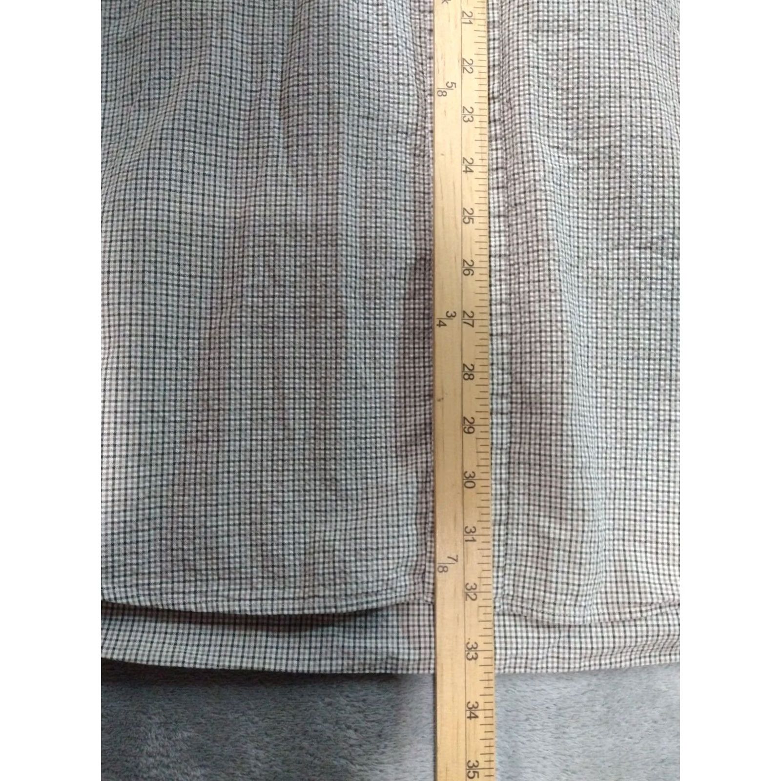 Brooks Brothers Brooks Brothers Shirt Mens XL Beige Plaid Seersucker Short Sleeve Button Down Size US XL / EU 56 / 4 - 3 Thumbnail