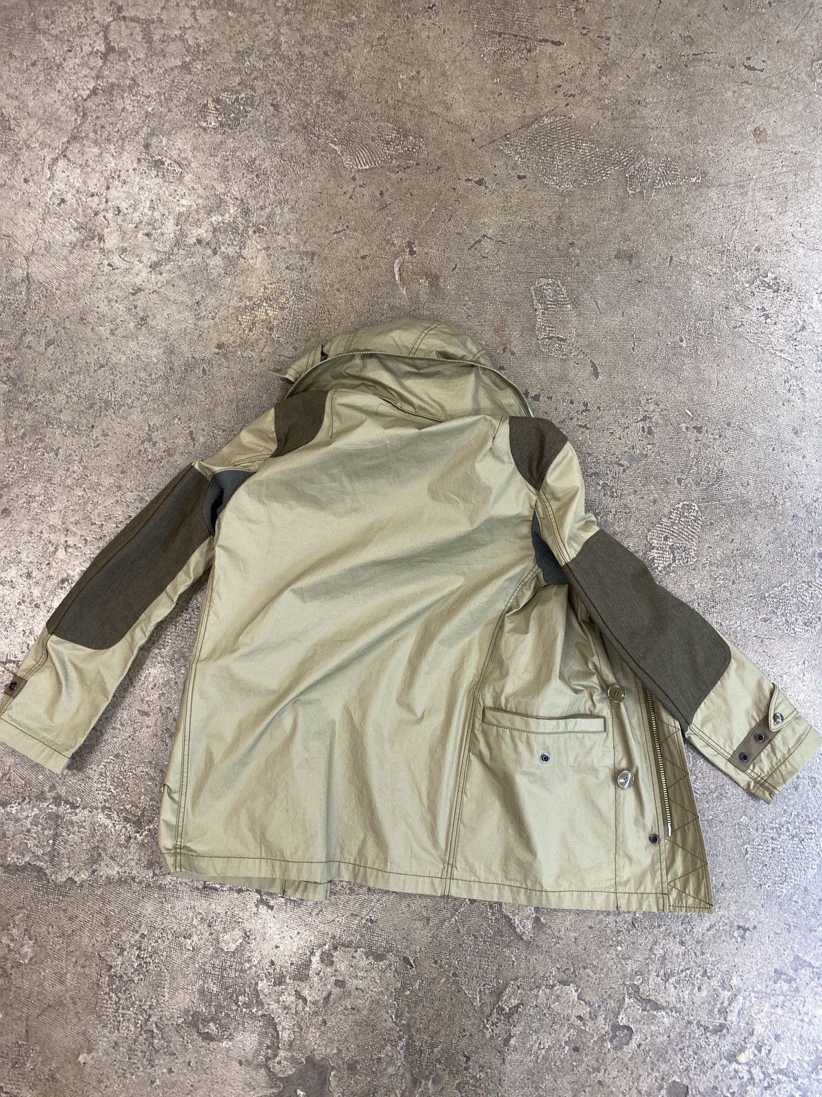 Comme des Garcons × Junya Watanabe Junya watanabe CDG hooded jacket M olive wool patch Size US M / EU 48-50 / 2 - 5 Thumbnail