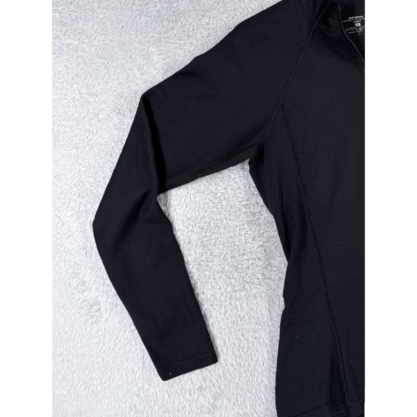Patagonia Patagonia Sweater Women M Black Capilene 3 Zip Mock Neck 1/4 Zip Pullover Size M / US 6-8 / IT 42-44 - 3 Thumbnail