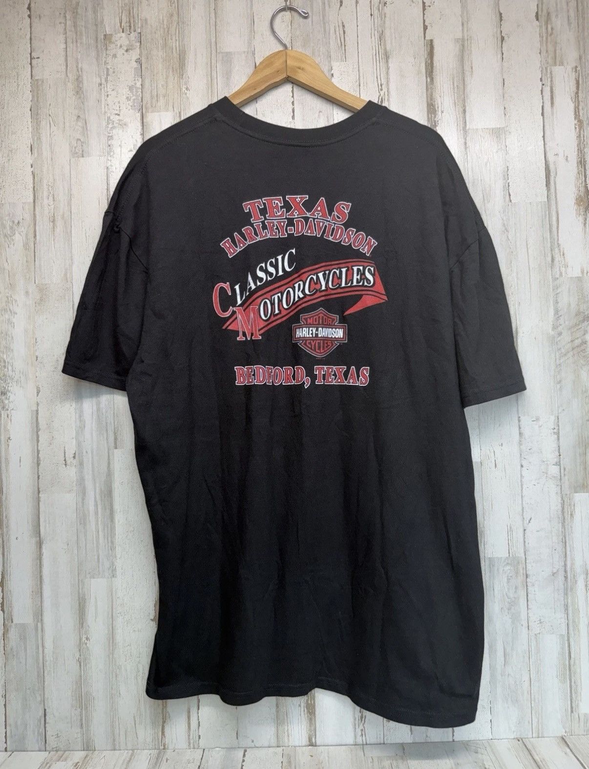 Harley Davidson Harley Davidson T Shirt Mens Black 2010 Bedford,Texas 2XL Size US XXL / EU 58 / 5 - 3 Thumbnail
