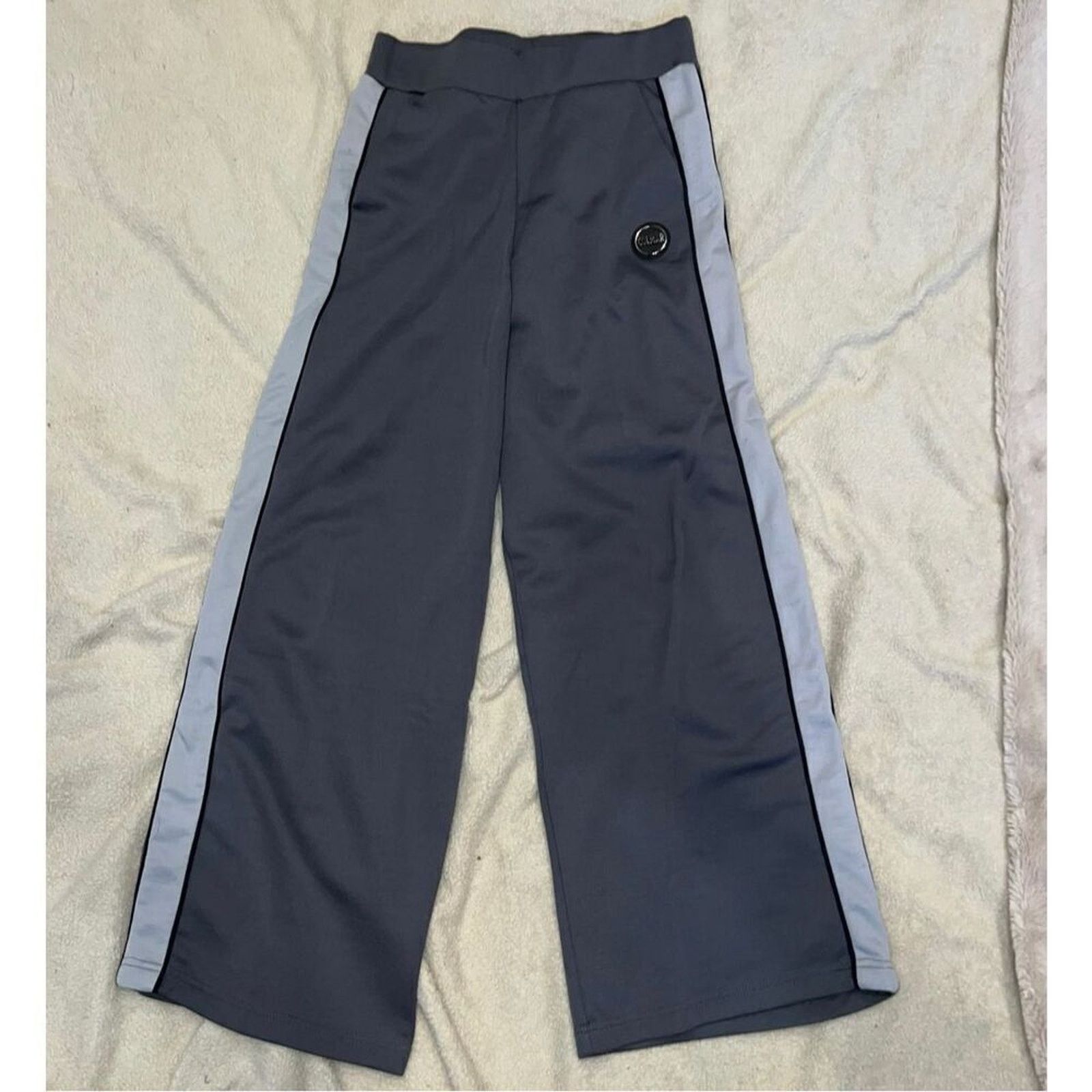 Colmar Colmar Luxury Designer Wide Leg Track Pants | Sz S Size 25" / US 0 / IT 36 - 2 Thumbnail