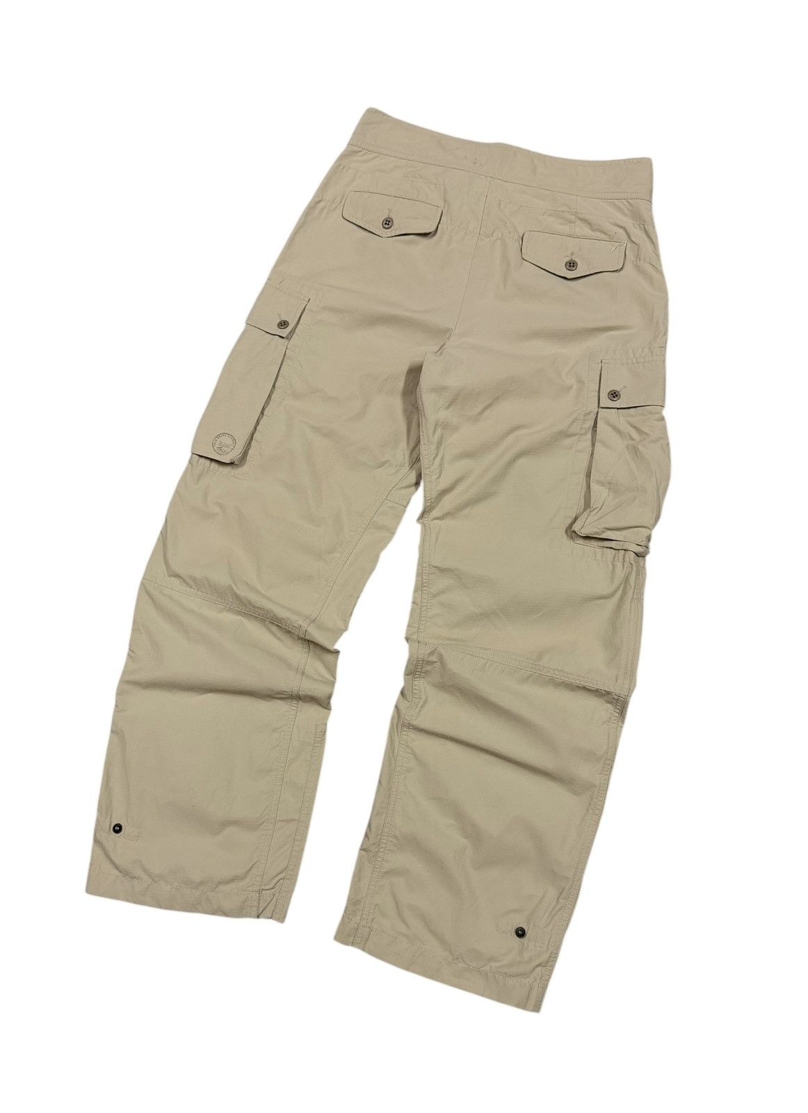 Polo Ralph Lauren Vtg🔥Polo Ralph Lauren Poplin Cargo Beige Pants Size US 29 - 10 Thumbnail