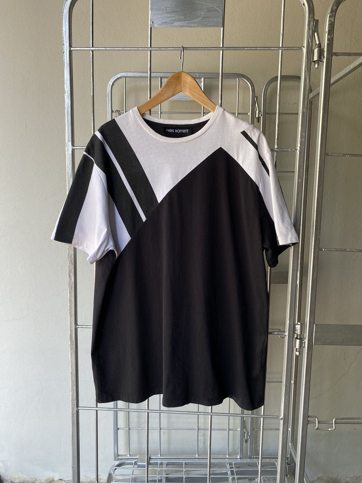image of Neil Barrett Sports Tee in Black, Men's (Size Medium)