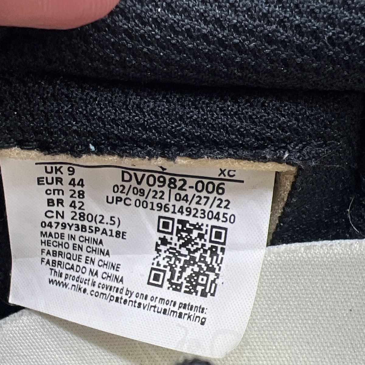 Nike Air Jordan 1 low dark smoke grey Size US 10 / EU 43 - 9 Thumbnail