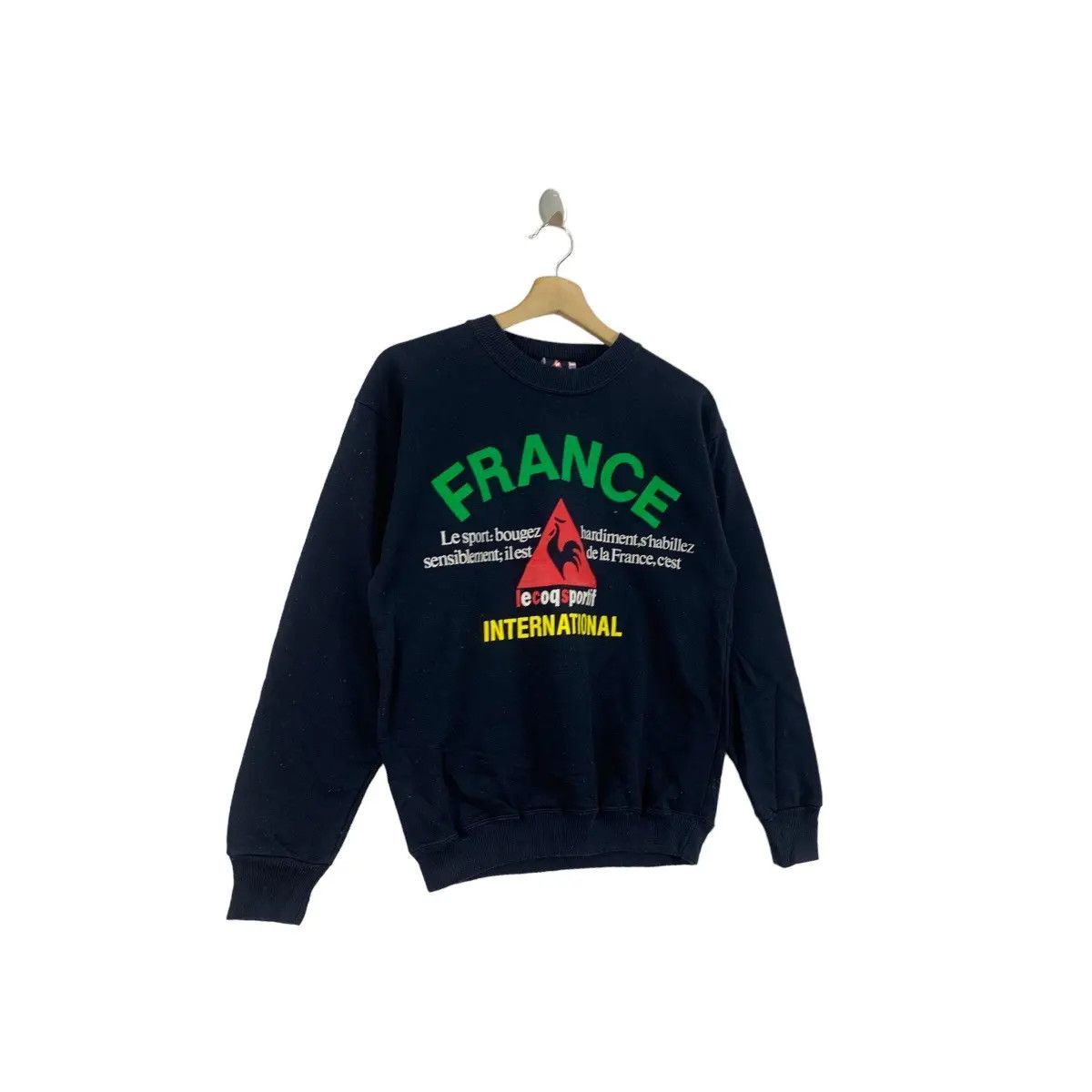 Vintage Vintage 90’ LE COQ SPORTIF France International Sweatshirt Size M / US 6-8 / IT 42-44 - 4 Thumbnail