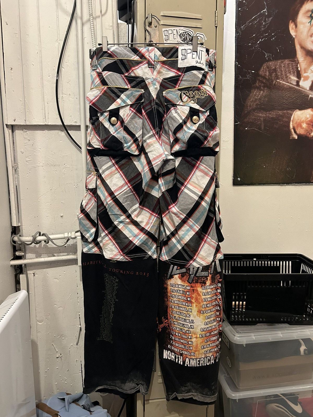 Coogi Reworked Y2K Coogi Band tee pants Size US 34 / EU 50 - 4 Thumbnail