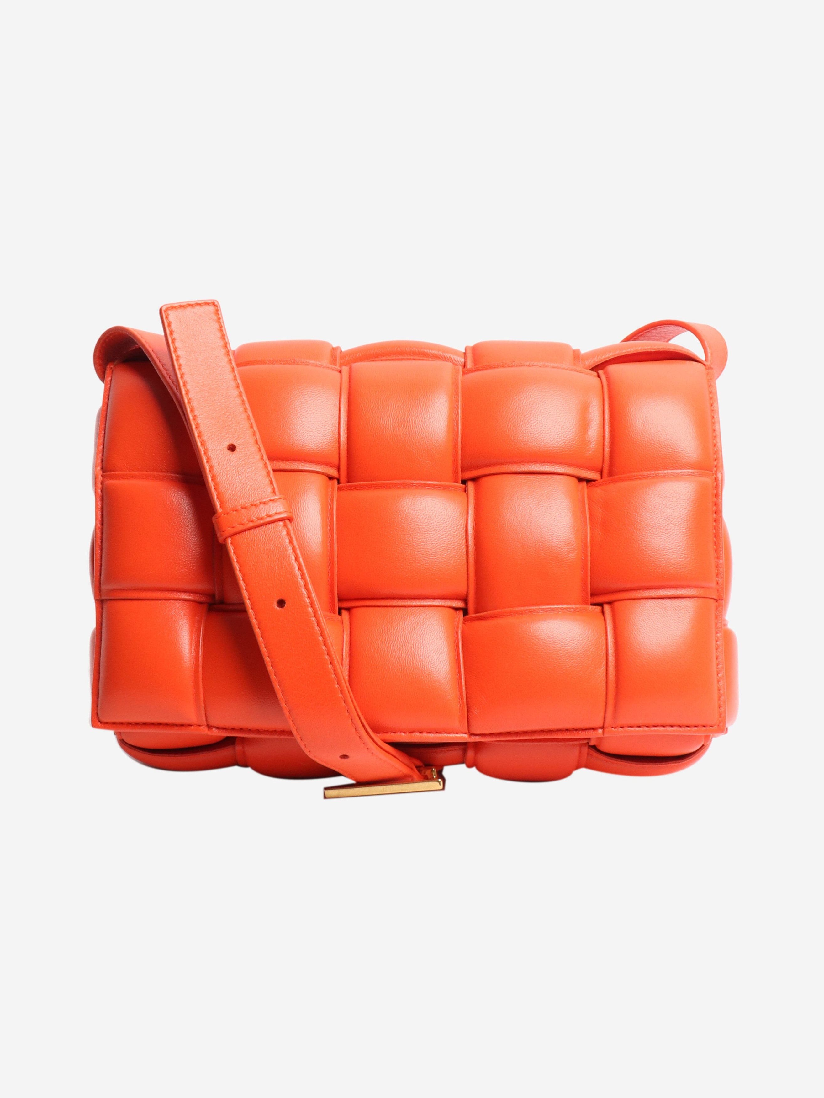 Bottega Veneta Orange padded Cassette crossbody bag Size ONE SIZE - 1 Thumbnail