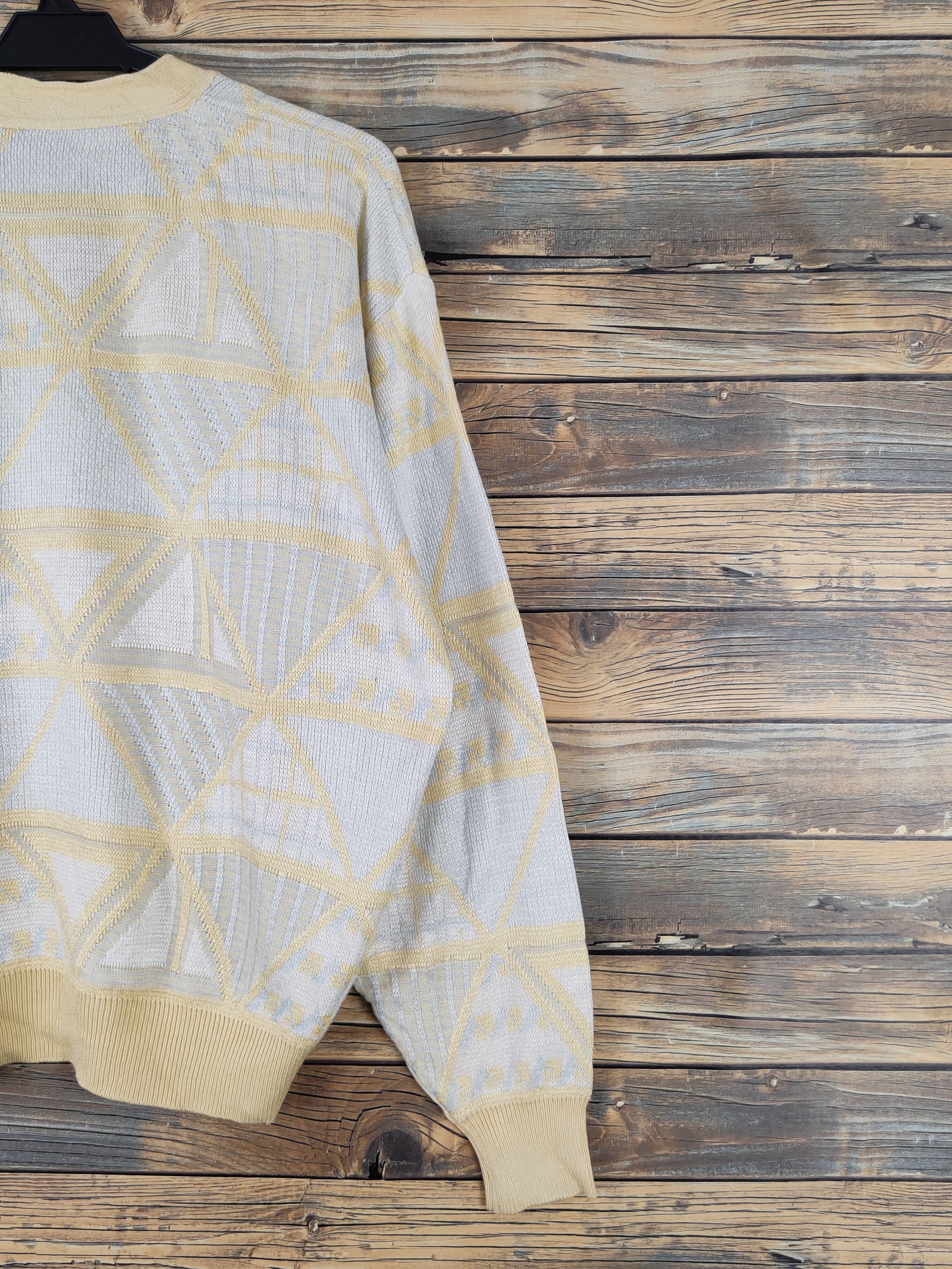 Vintage Paris vintage Yellow Knitwear Sweatshirts #W2027 Size L / US 10 / IT 46 - 9 Thumbnail