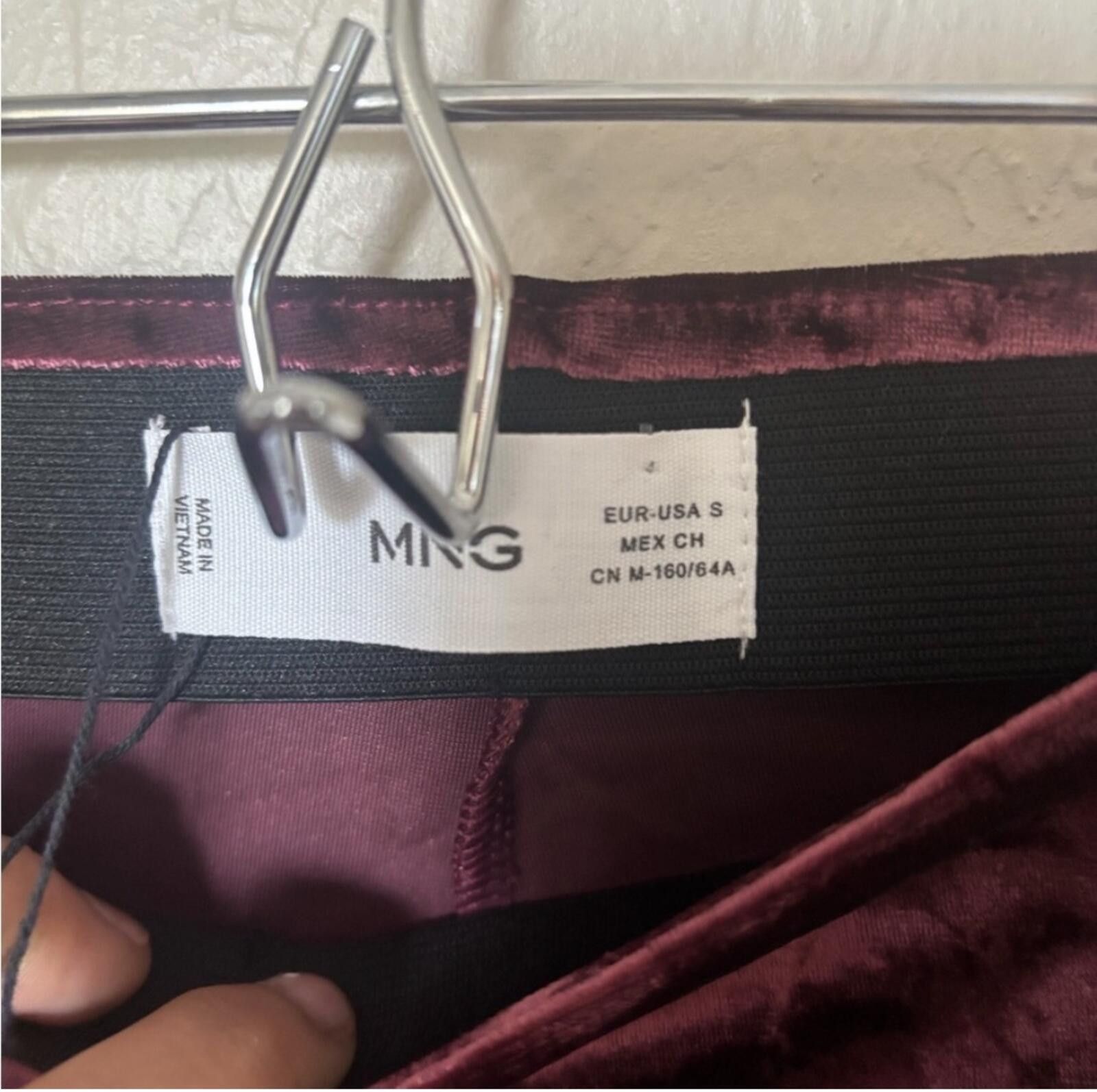 Other MNG by Mango crushed velvet pants Size 28" / US 6 / IT 42 - 4 Thumbnail