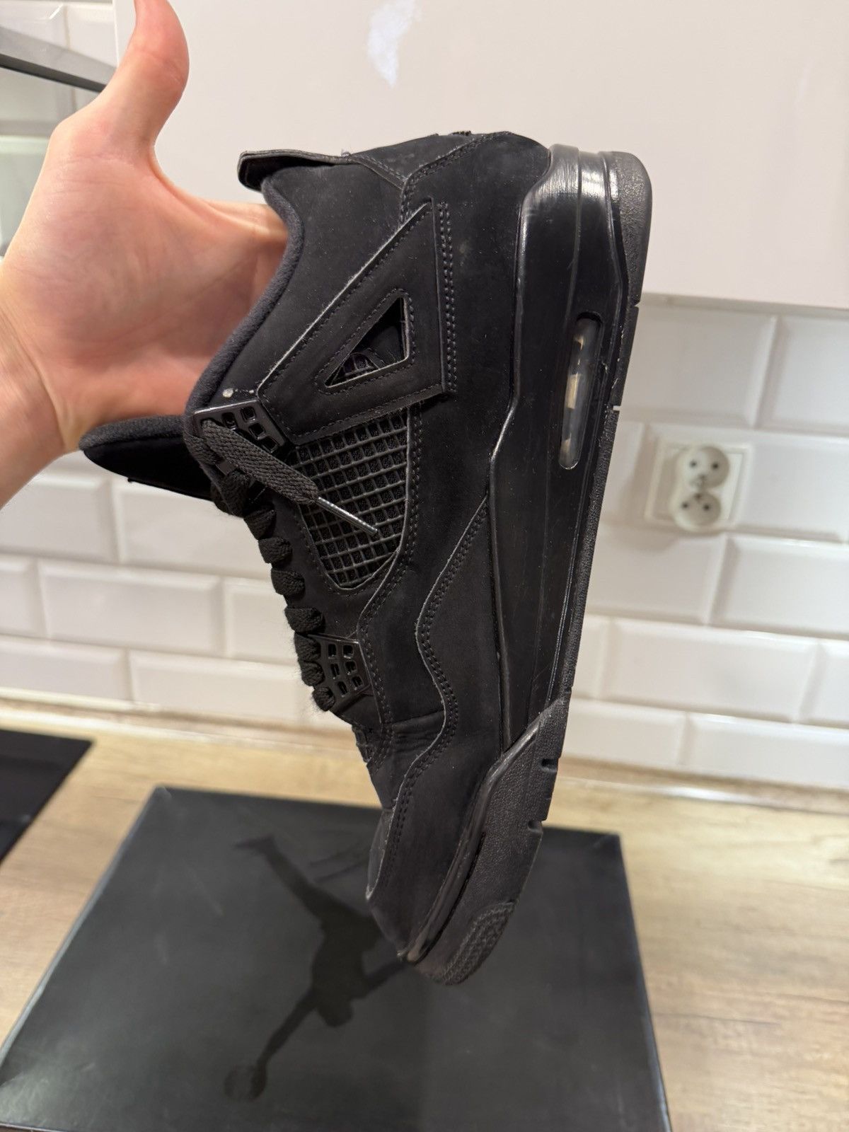 Jordan Brand Jordan 4 Black Cat 2020 Size US 11 / EU 44 - 8 Thumbnail