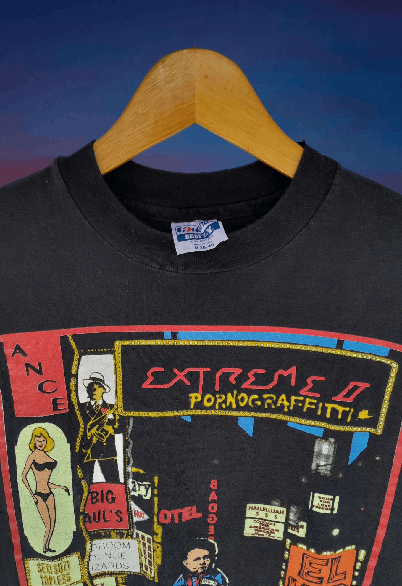 Band Tees Vintage 90s Extreme band Pornograffitti album promo t-shirt Size US M / EU 48-50 / 2 - 5 Thumbnail