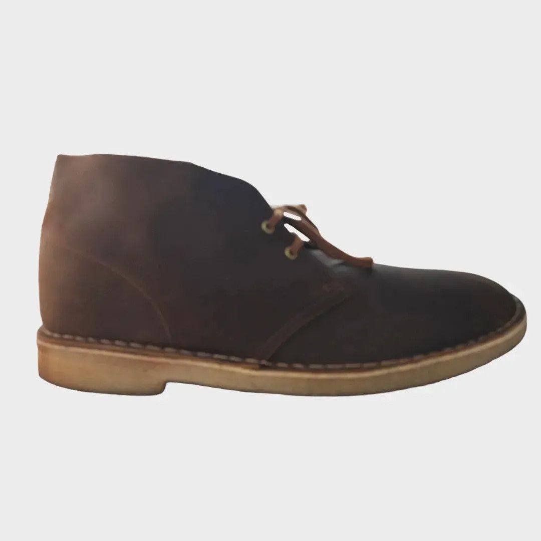 Clarks Clarks Desert Boots Brown Leather Classic-FASHIONELLA Size US 11 / EU 44 - 2 Thumbnail