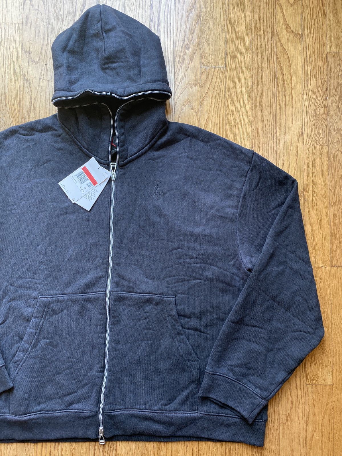 Jordan Brand × Nike × Travis Scott Travis Scott x Jordan x Nike Rare Zip Up Hoodie Sz L Size US L / EU 52-54 / 3 - 7 Thumbnail