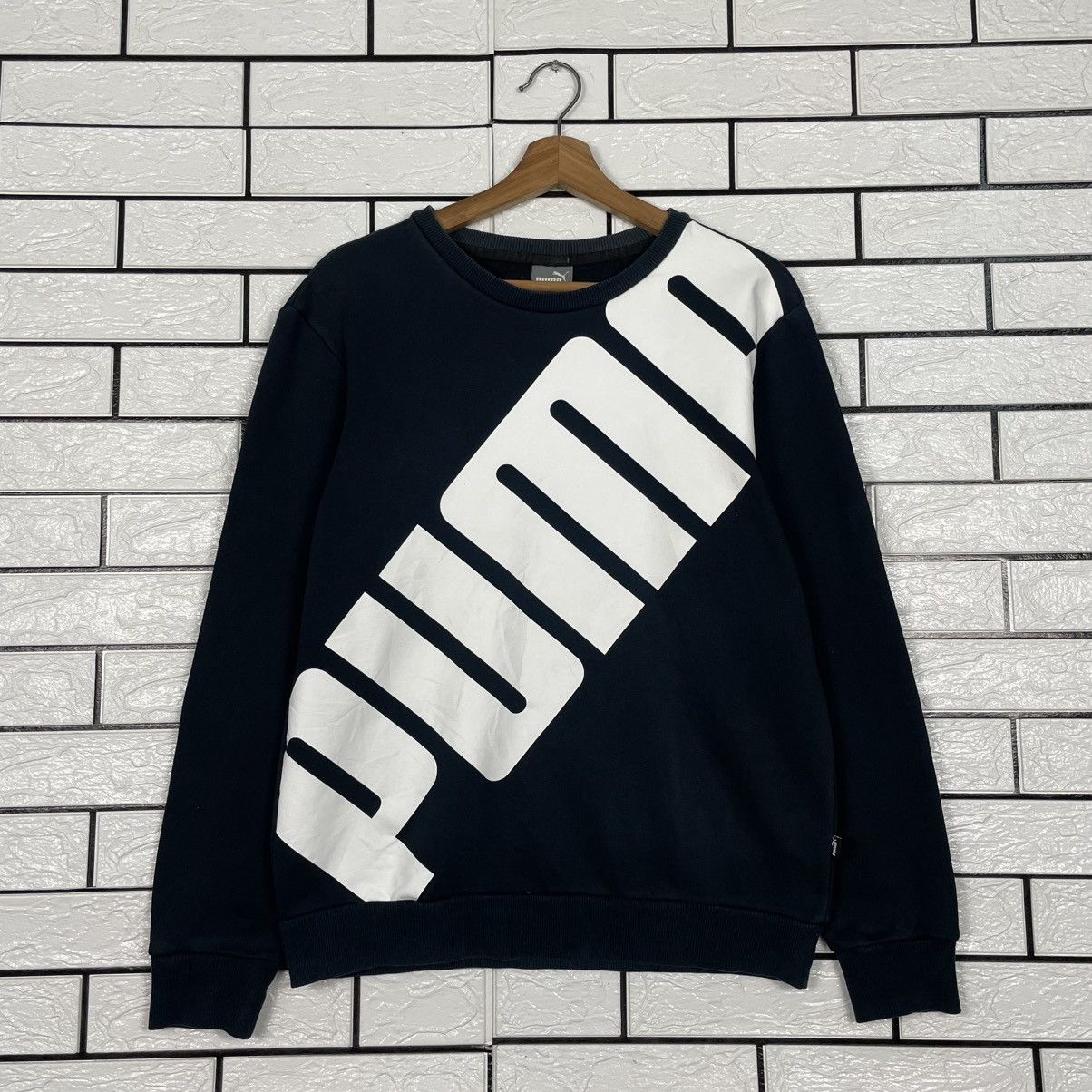 Puma Puma Big Logo Black Sweatshirt Size US S / EU 44-46 / 1 - 1 Thumbnail