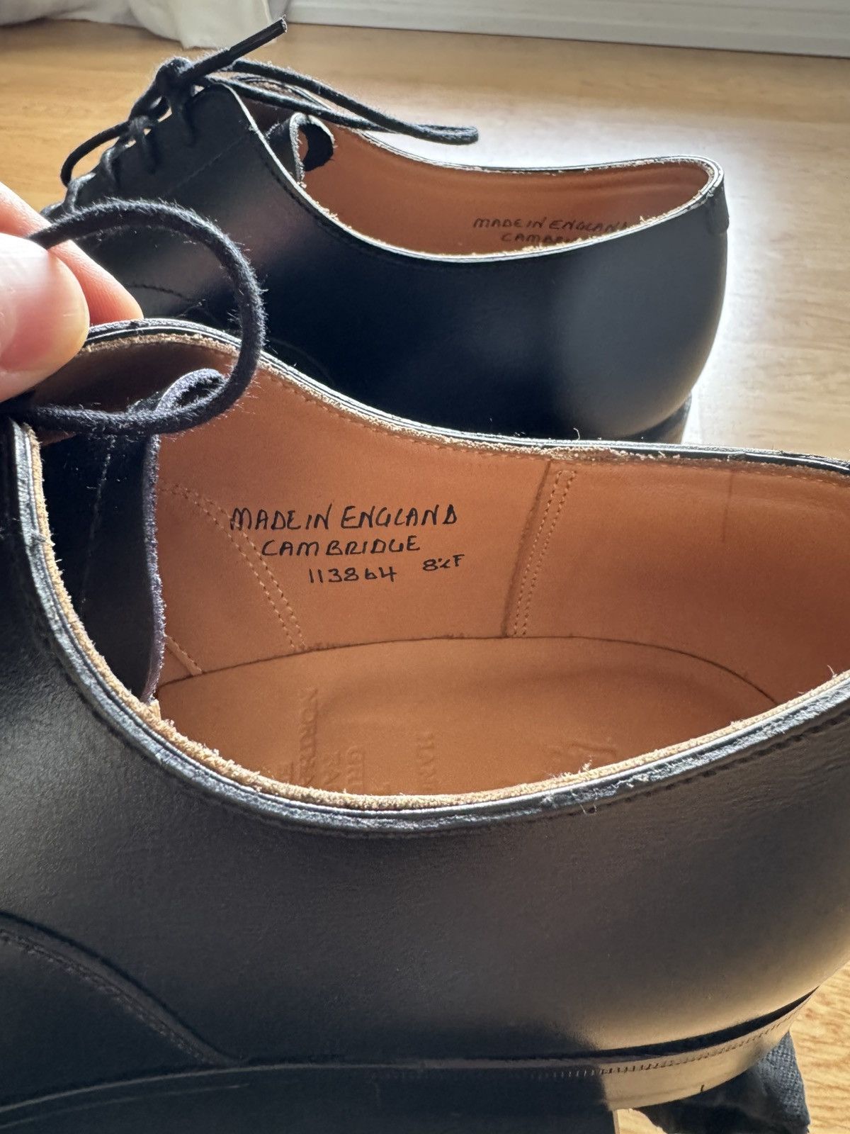 Grenson Grenson Cambridge - Black Cap toe Oxford -8.5uk(9.5us) Size US 8.5 / EU 41-42 - 7 Thumbnail