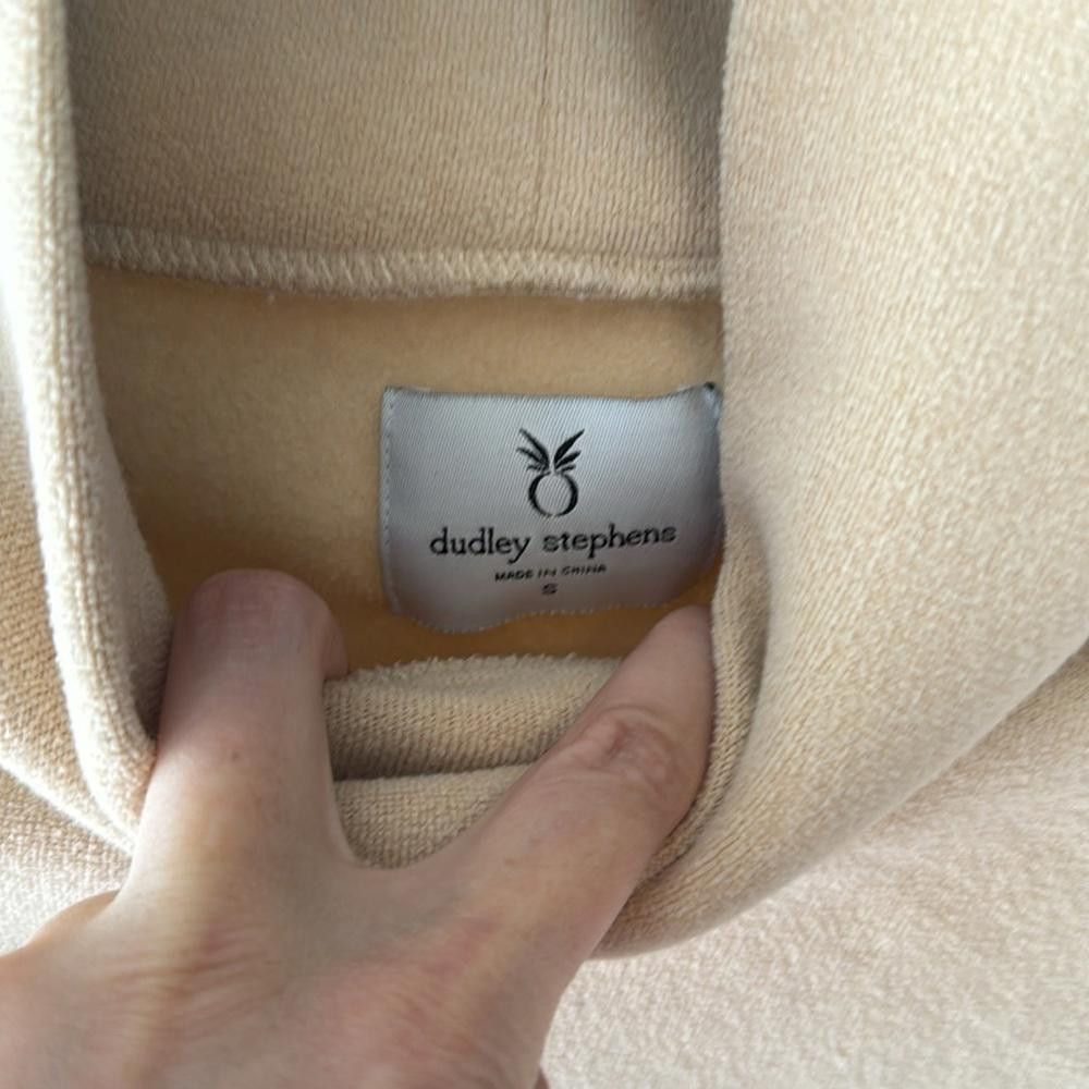 Designer Cobble Hill Turtleneck in Terry Fleece (Natural Blush) Size S / US 4 / IT 40 - 6 Thumbnail